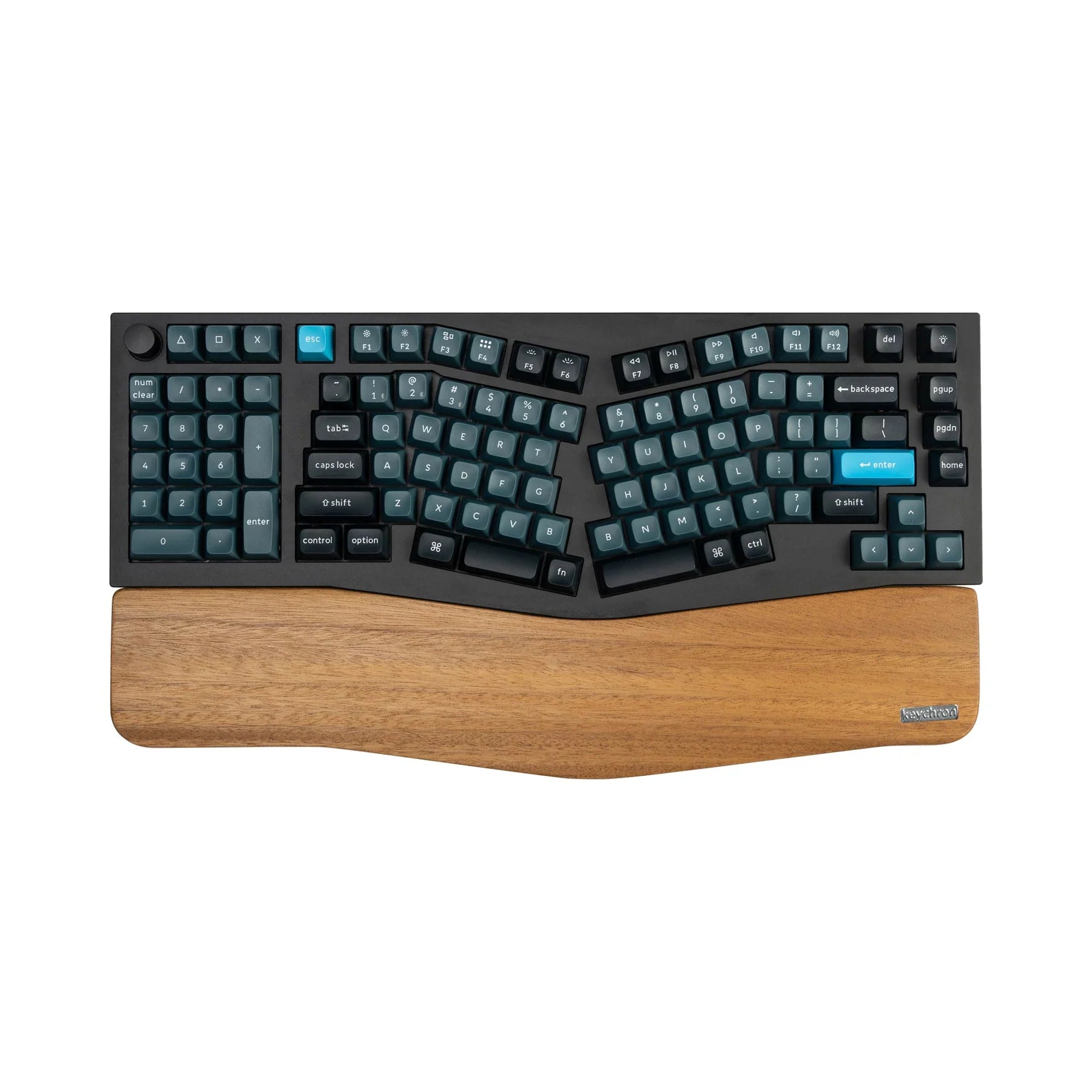 Keychron Wooden Wrist Rest for Mechanical Keyboards - Ergonomic Support for Typing & Gaming Comfort