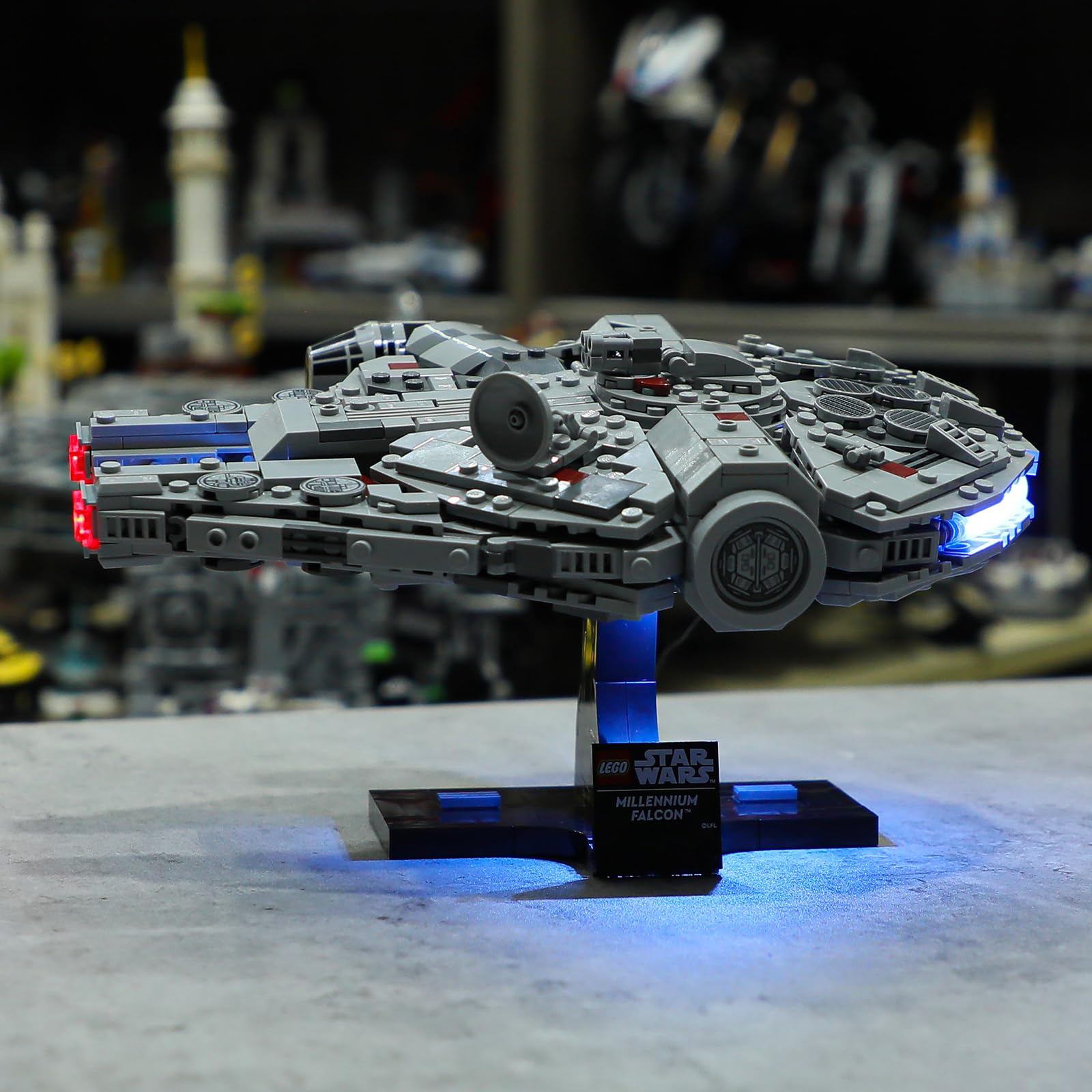 BRIKSMAX LED Light Kit for Lego 75375 Millennium Falcon – Compatible with Lego Star Wars Building Set (Lego Not Included) – Enhance Your Star Wars Display & Nighttime Decor
