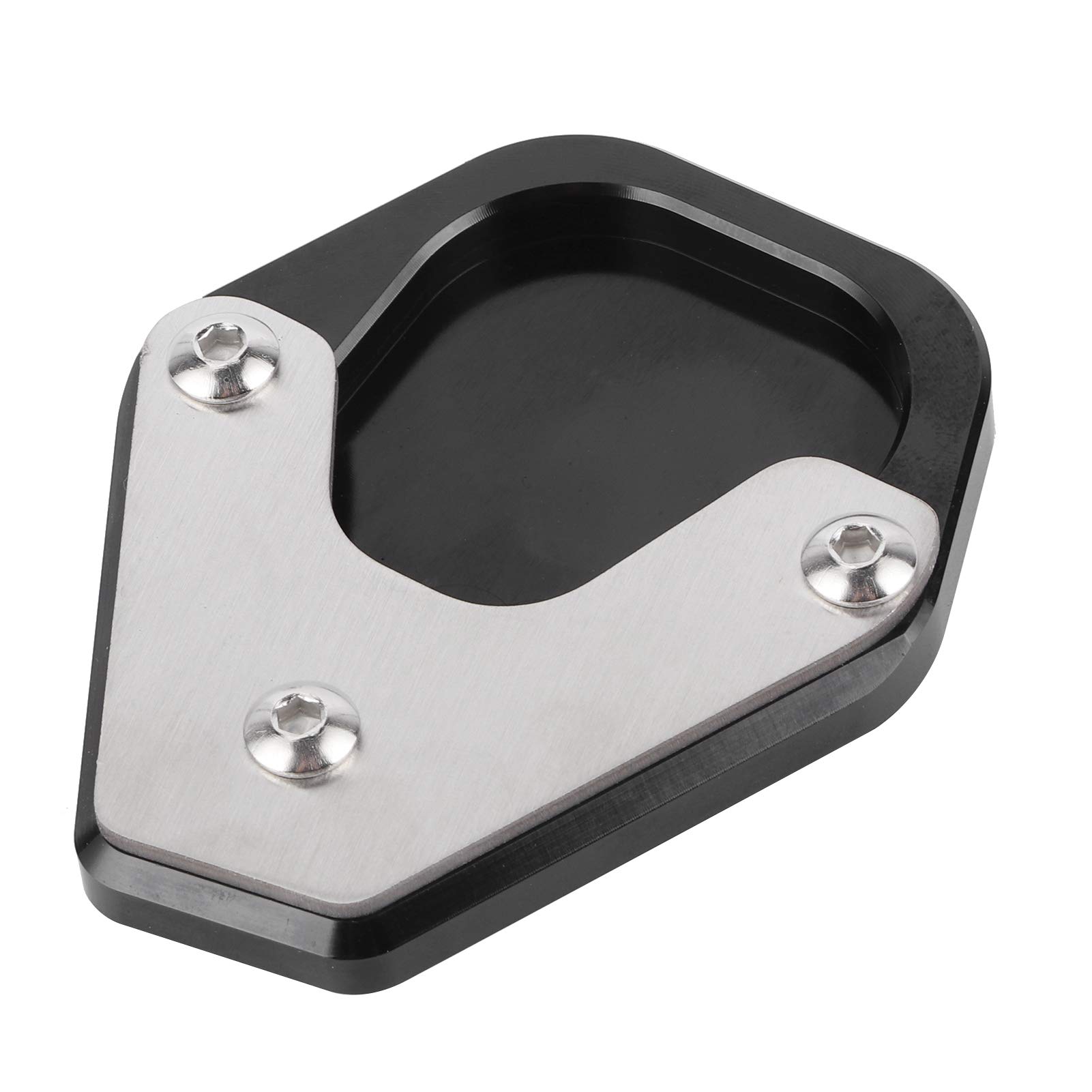 Acouto Motorcycle Kickstand Pad Extender for Moto Guzzi V85TT (2020-2021) - Side Stand Support Enlarger Plate - Prevent Sinking on Soft Ground for Parking & Off-Road Riding