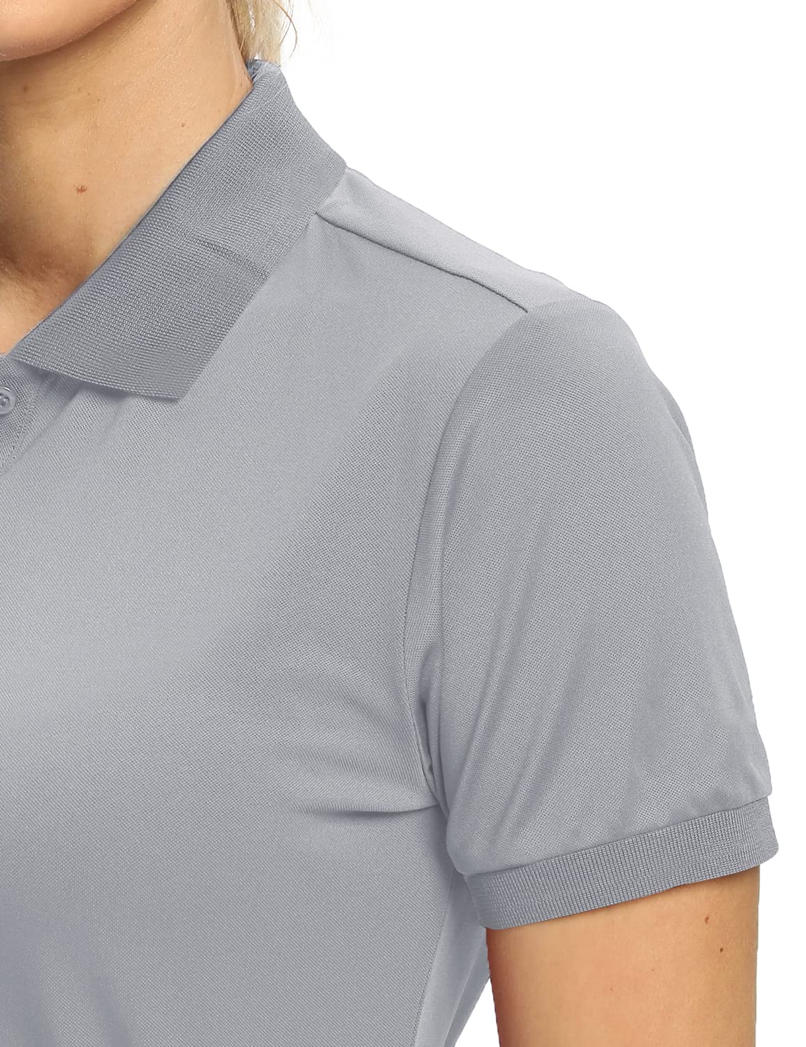 Hiverlay Women's UPF 50+ Golf Polo Shirts - Lightweight Quick-Dry Collared Tennis Top for Golf, Tennis & Workwear - Perfect for Outdoor Sports & Office Wear