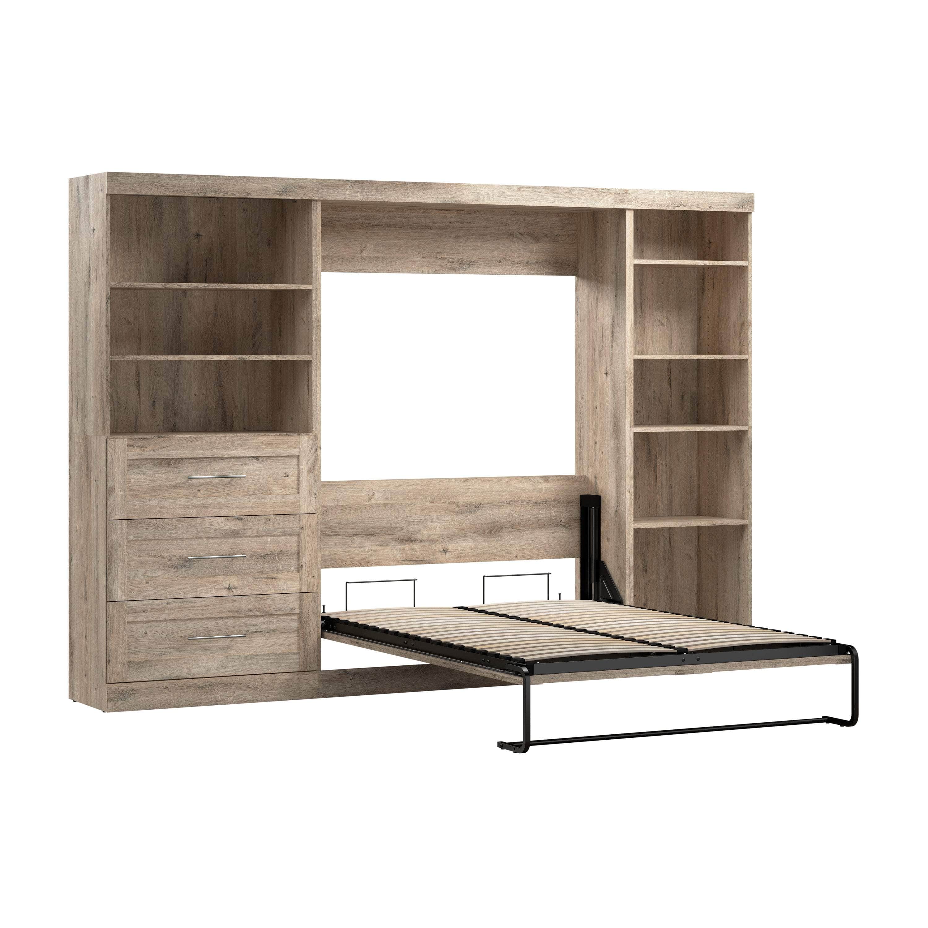 Pur Full Murphy Wall Bed with Storage - 120