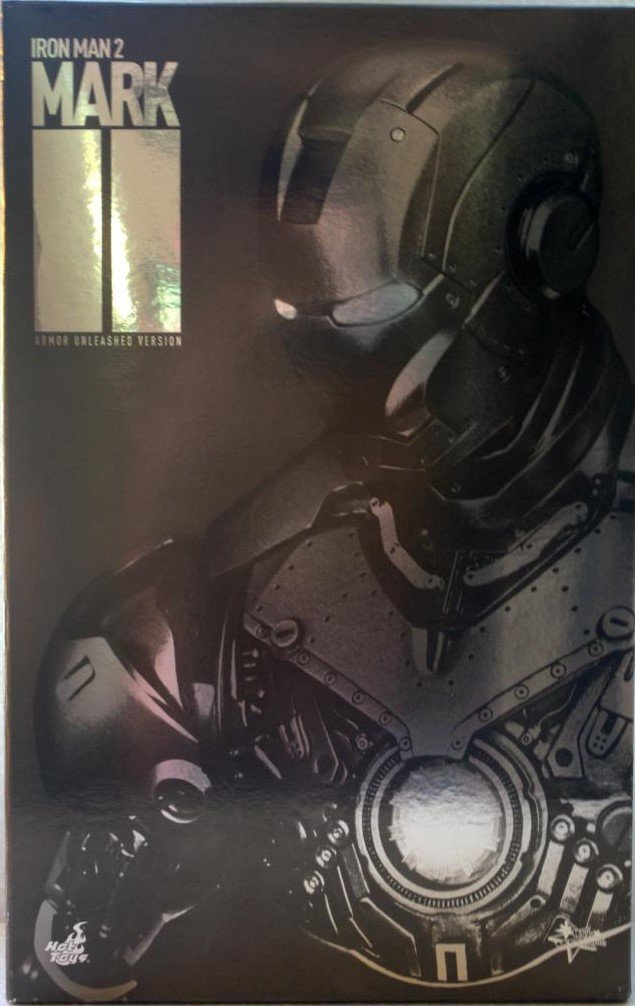 Hot Toys Iron Man 2 Movie Masterpiece Limited Edition 1/6 Scale Collectible Figure - Iron Man Mark II Armor Unleashed - Perfect for Marvel Fans, Action Figure Collectors & Home Display