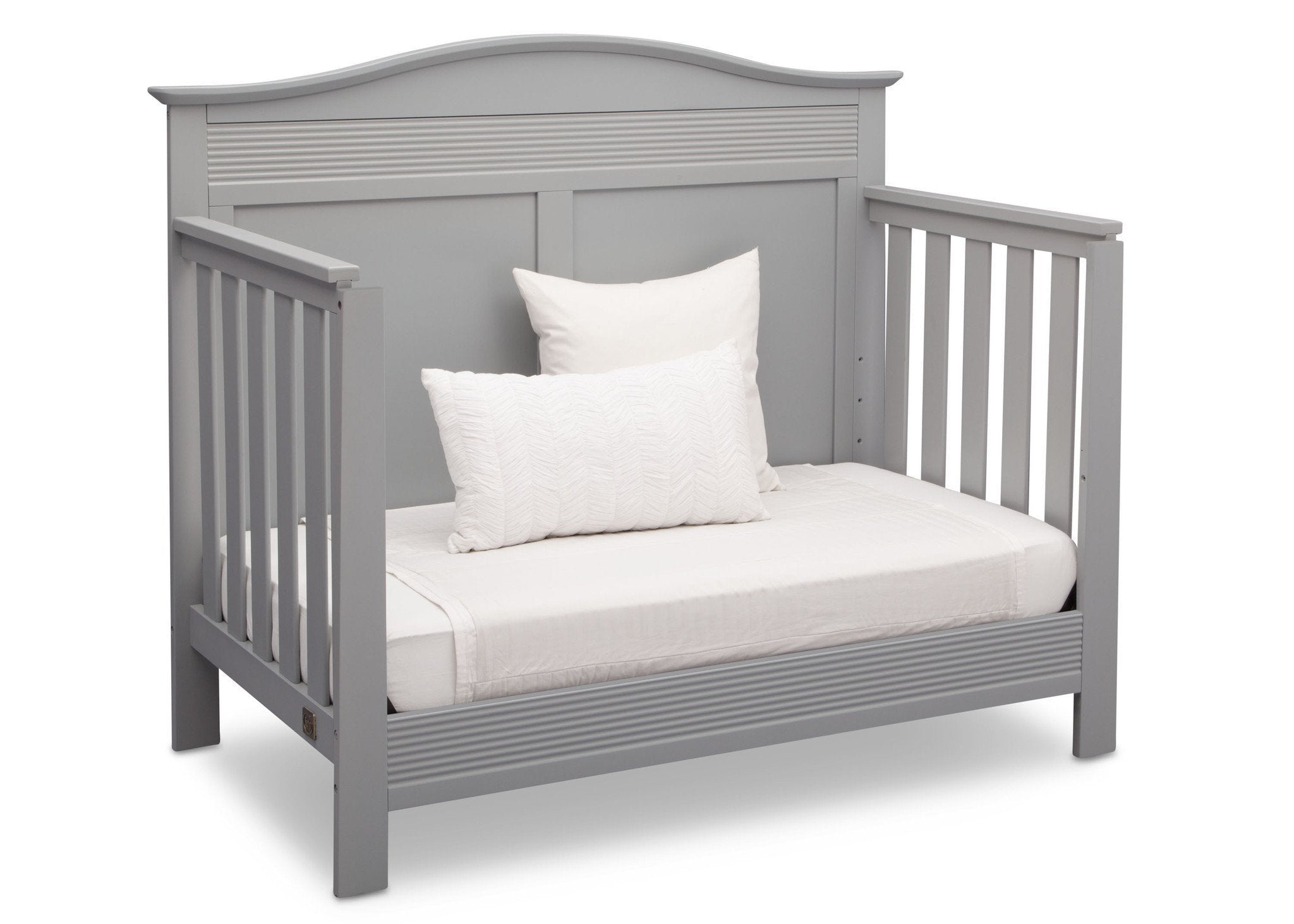 Barrett 4-in-1 Convertible Baby Crib - White Nursery Furniture for Newborn to Toddler | Perfect for Modern Nursery, Bedroom & Daycare