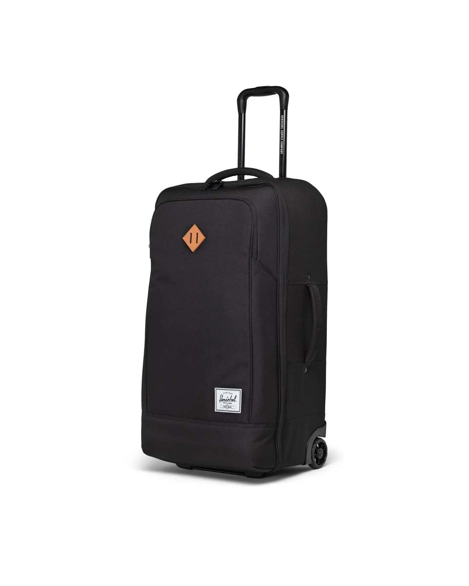 Herschel Heritage Softshell Medium Luggage - Black Water-Resistant Carry-On Suitcase for Travel & Business Trips