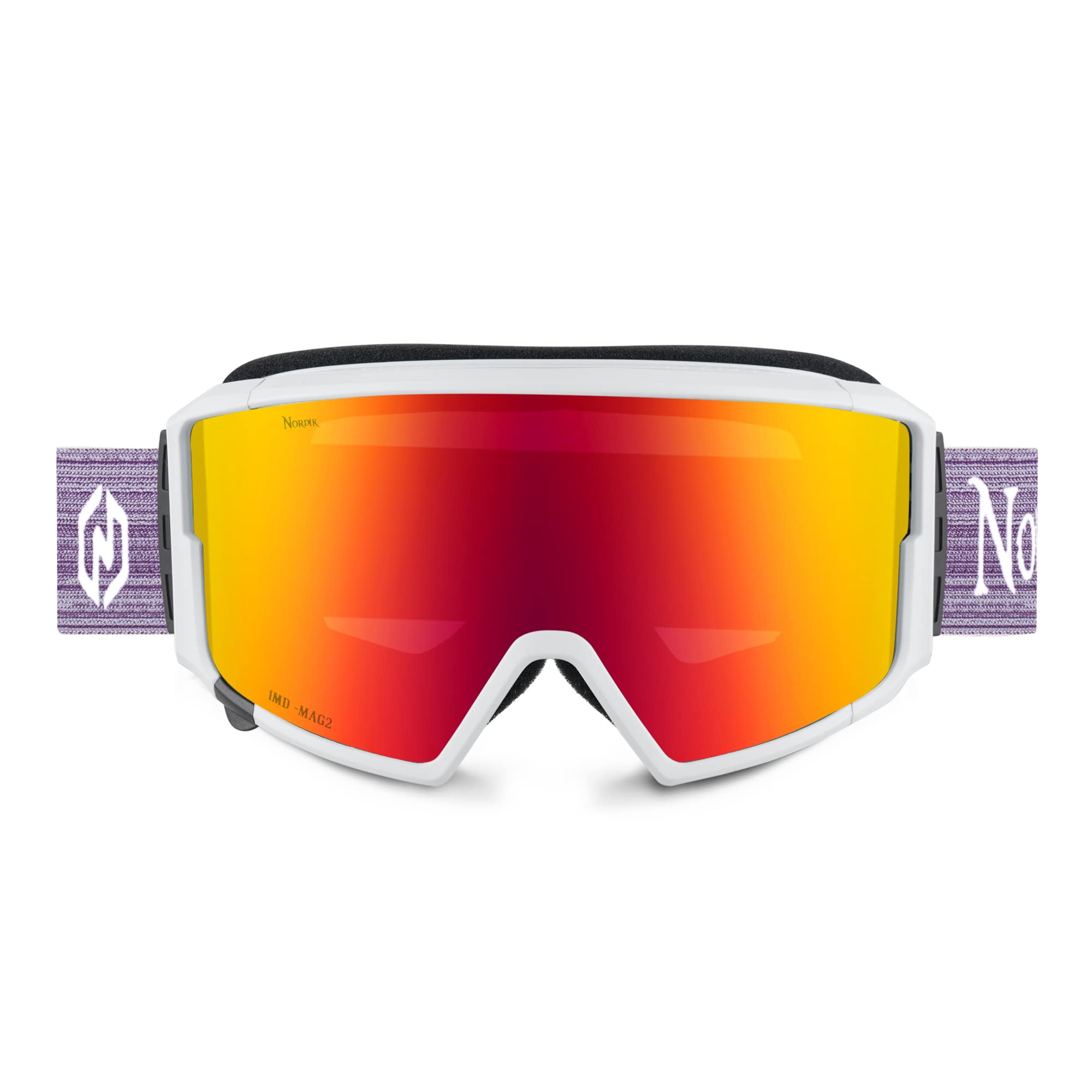 Nordik ODIN Ski Goggles - Interchangeable Lens Snow Goggles for Men & Women | Anti-Fog UV Protection for Skiing, Snowboarding & Winter Sports