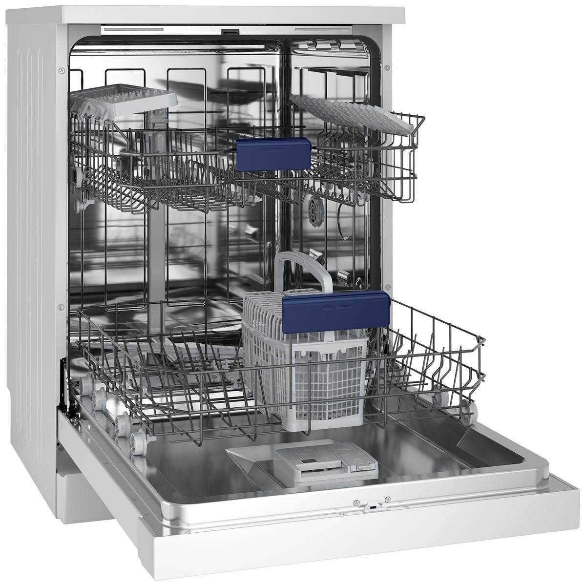 Westinghouse 60cm Freestanding Dishwasher with Sensor Wash in White - WSF6604WB | Perfect for Small Kitchens & Energy-Efficient Cleaning