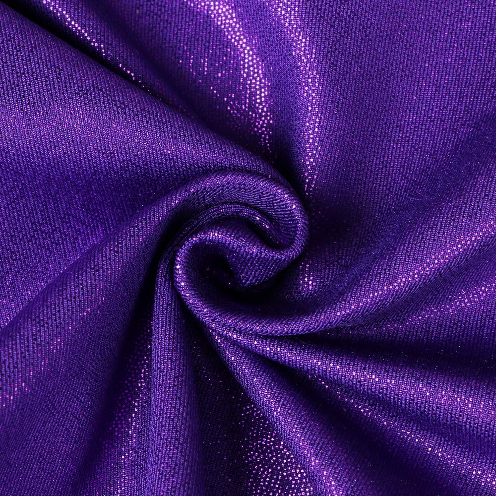 BAOHULU Girls Gymnastics Leotard - Sparkly Shiny Embroidery Dance Leotards for Kids & Children - Athletic Activewear for Ballet, Gymnastics, Cheerleading & Dance Competitions