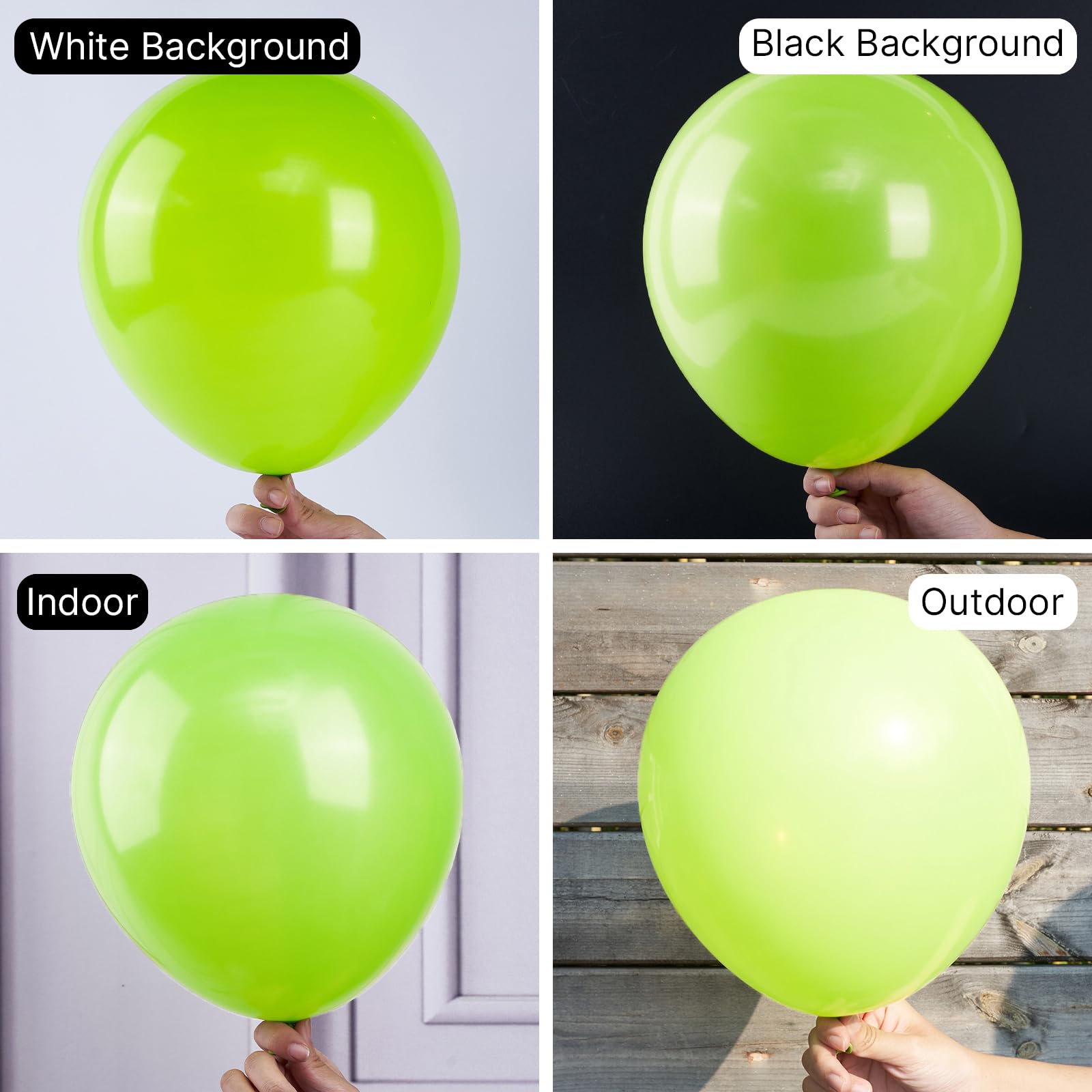 50 Pack 12 Inch Lime Green Balloons - Vibrant Yellowish Green Latex Balloons for Party Decorations, Balloon Garland, Balloon Arch, Birthday Party, Baby Shower & Wedding Decor (Green-Y6) | Perfect for Indoor/Outdoor Events, Themed Parties & Photo Backdrops