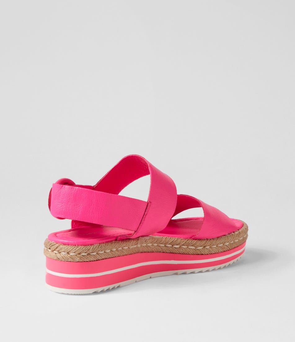 DJANGO & JULIETTE ATHA Hot Pink Women's Fashion Sneakers - Stylish Comfort for Casual Wear, Running & Gym Workouts