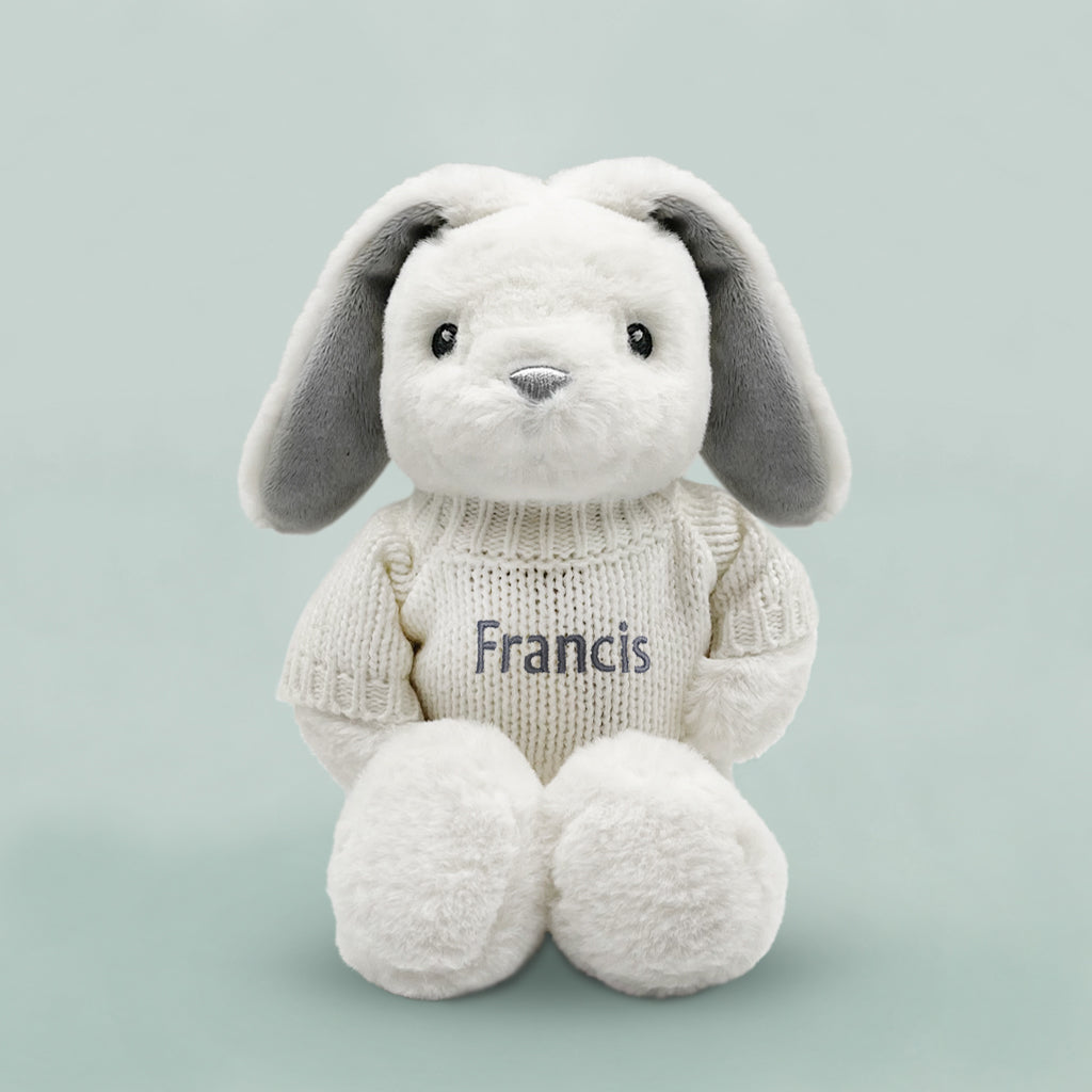 Little Bunny Snuggle Hamper - Soft Neutral Baby Laundry Basket for Nursery, Bedroom & Playroom Organization | Perfect for Newborn Gifts & Kids' Room Decor