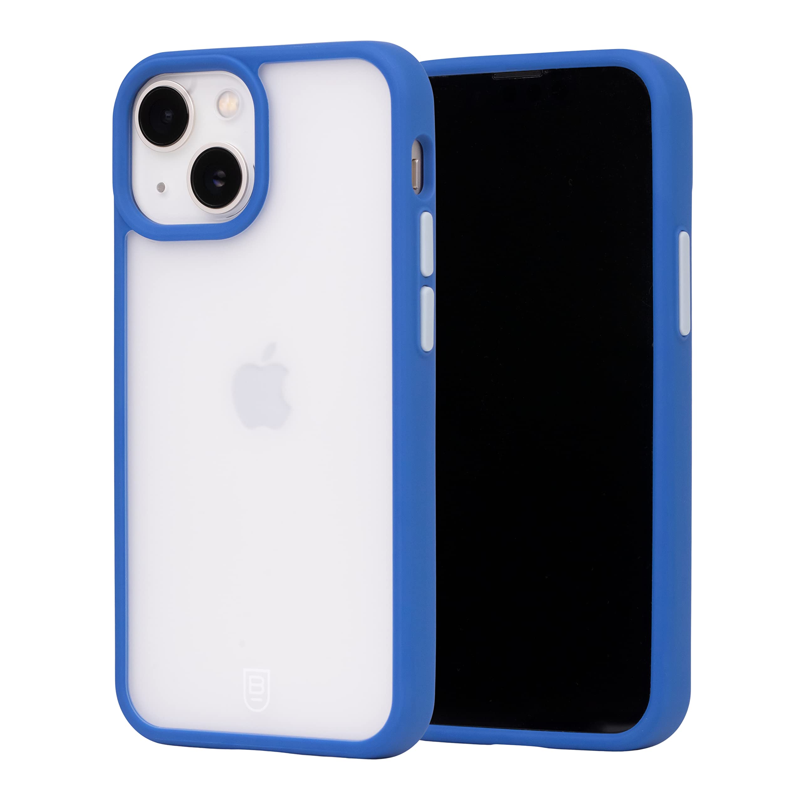 BodyGuardz Elements E13 Shockproof Case for iPhone 13 Mini - Military-Grade Protection with Camera Lens Cover | Wireless Charging Compatible | Dusty Blue | Perfect for Outdoor Adventures & Daily Use