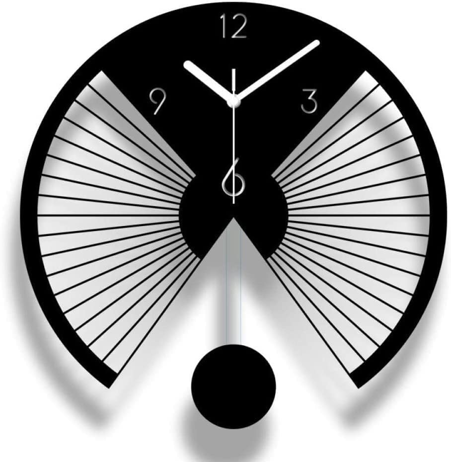 Vintage European Round Iron Wall Clock - Silent Non-Ticking Minimalist Home Decor for Living Room, Bedroom & Office | Rustic Metal Decorative Clock