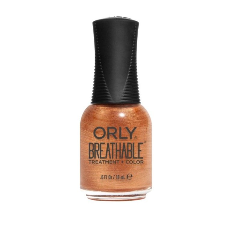 ORLY BREATHABLE Golden Girl Nail Polish - 18ml Long-Lasting & Vegan Formula - Perfect for Manicures, Pedicures, and Nail Art Designs