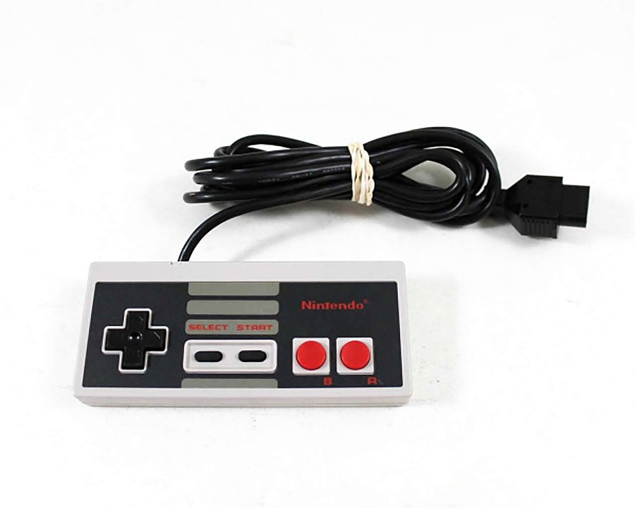 Original Nintendo NES Controller - Classic Video Game Accessory for Retro Gaming, Collectors & Enthusiasts - Perfect for NES, RetroPie & Emulator Setups