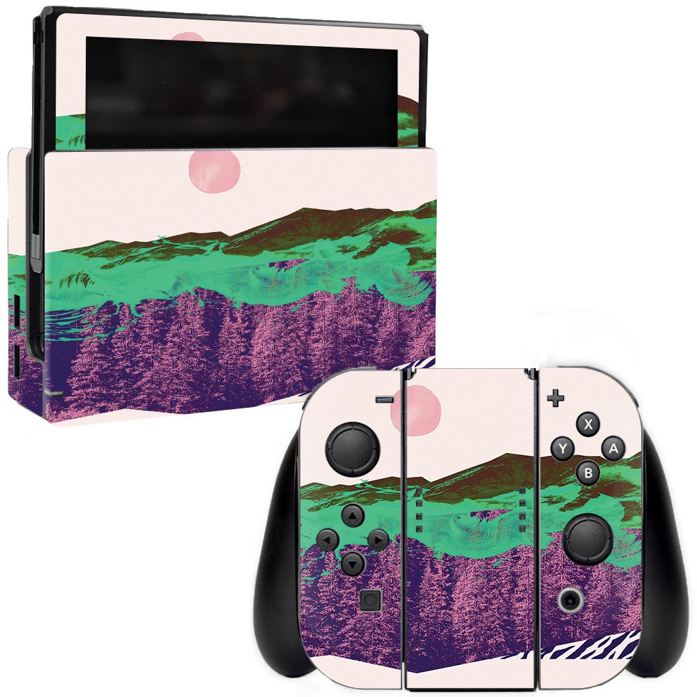 MightySkins Protective Vinyl Decal Wrap Cover for Nintendo Switch - Lost Track Design | Durable, Customizable & Easy to Apply | Made in USA | Perfect for Gaming Protection & Personalization