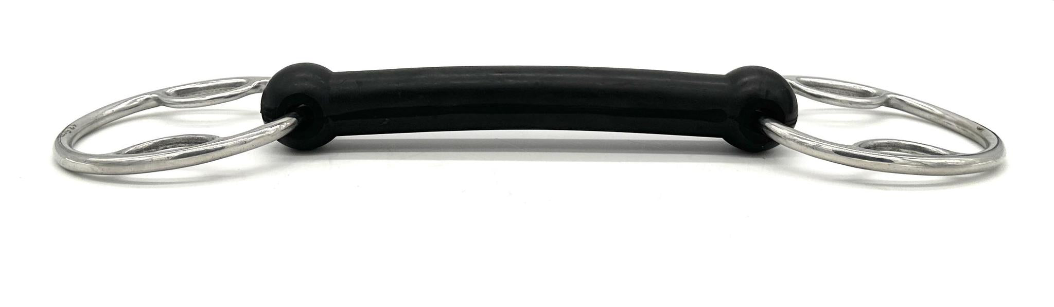 Jake Adams Soft Flexi Mouth Beval Bit for Horses - Comfortable & Durable Equestrian Training Bit - Perfect for Dressage, Jumping & Trail Riding