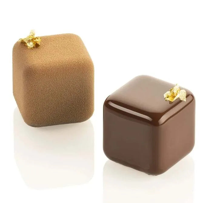 CUBO 1.77 Inch Silicone Mold for Baking, Ice Cubes, Chocolate & DIY Crafts - Non-Stick Flexible Reusable Candy Soap Making Molds