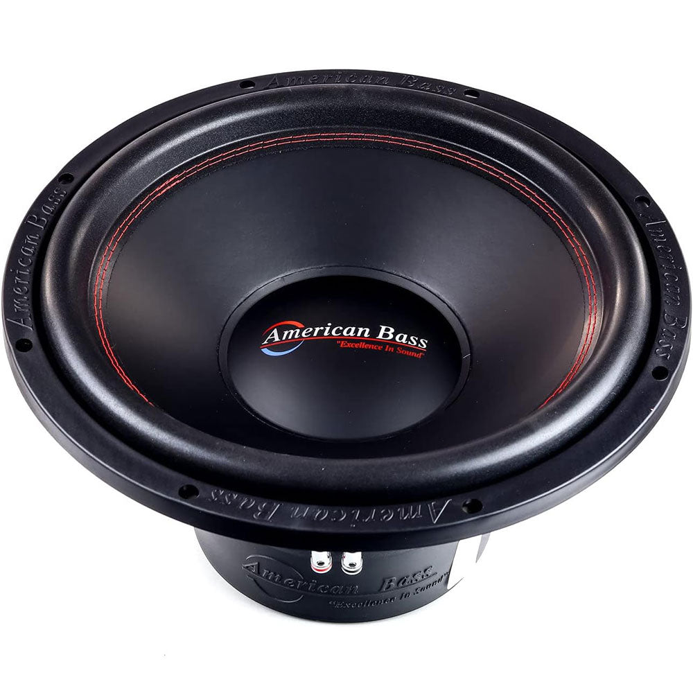American Bass XD1522 1400W 15-Inch Dual 2 Ohm Car Subwoofer - High Power Bass for Car Audio Systems & Truck Sound Upgrades