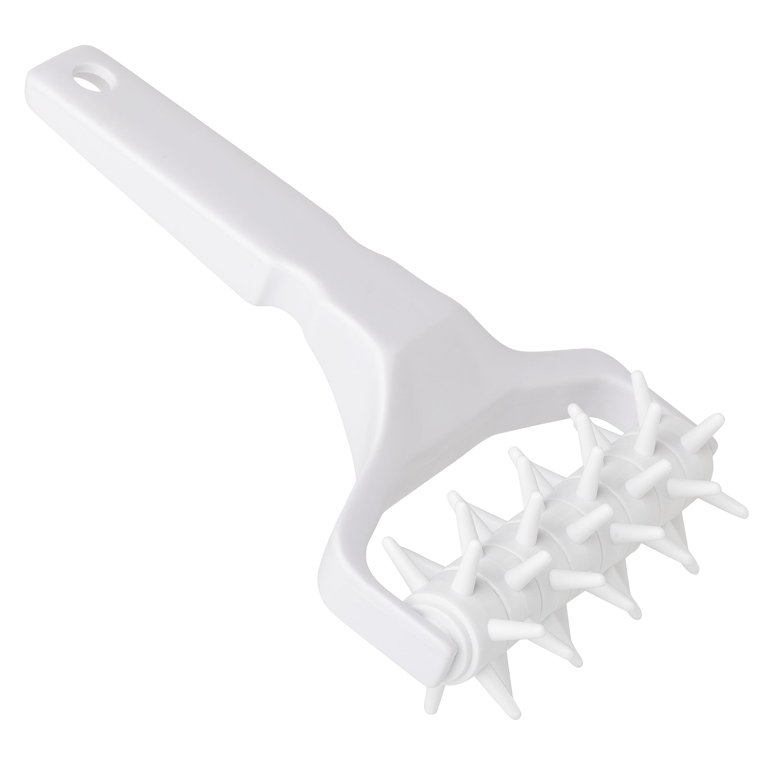 Ateco 5.25-Inch White Dough Docker - Professional Pastry Tool for Perfect Pie Crusts & Flatbreads | Ideal for Baking, Pizza Making & Cookie Preparation