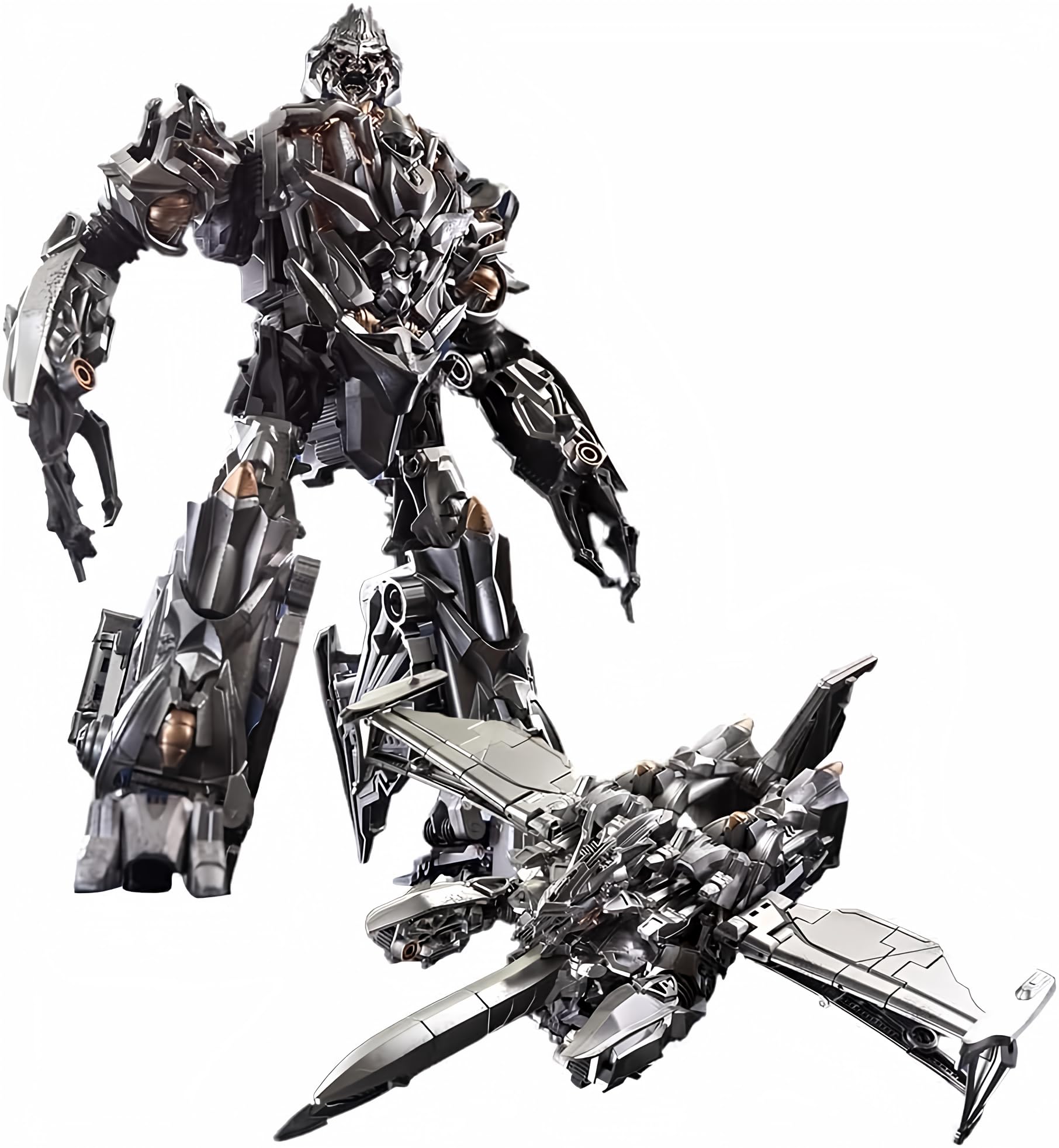Transformable Robot Car Toys - 2 Modes Alloy Action Figures for Kids | Anime Collectible Movie Character Toys | Perfect for Playtime, Gifts & Display Collections