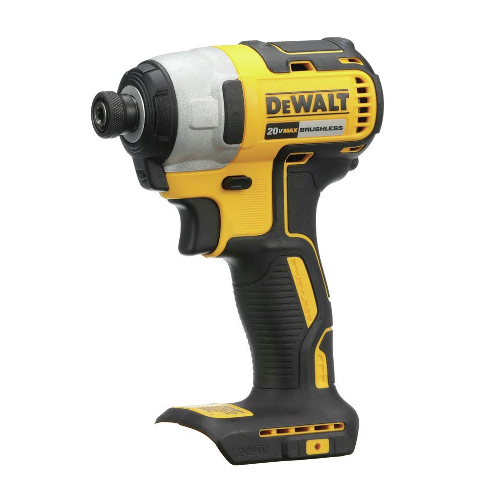 DEWALT 20V MAX Brushless Cordless Impact Driver Kit with 1/4
