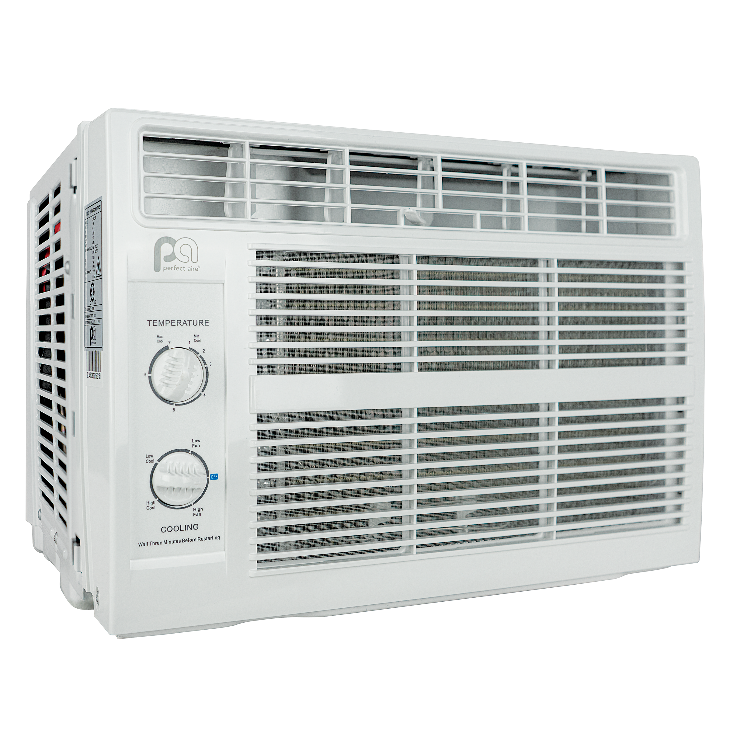 5,000 BTU 115V Compact Mechanical Window Air Conditioner - Cool Small Rooms Up to 150 Sq Ft - Perfect for Bedrooms, Offices & Dorm Rooms