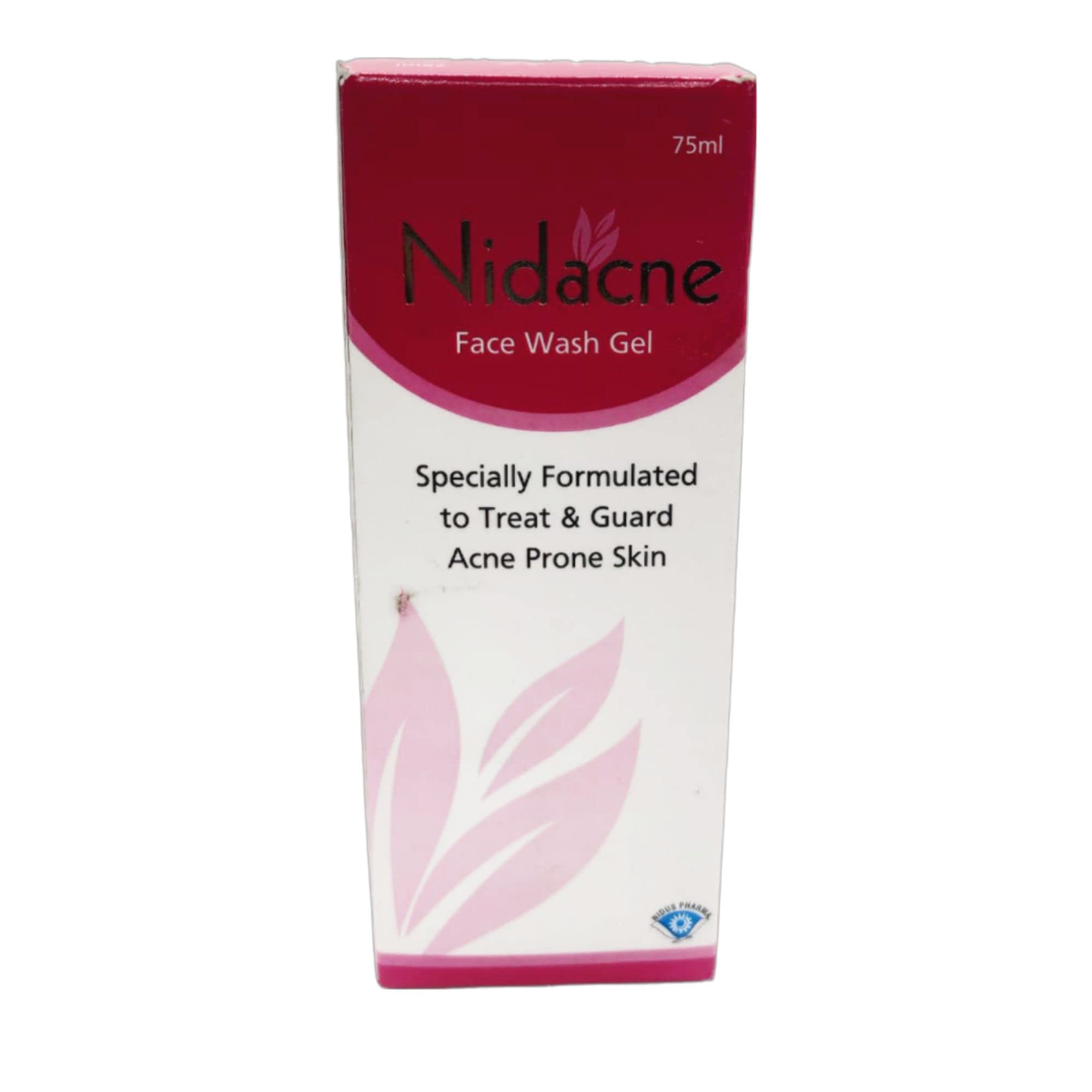 NIDACNE Acne Treatment Face Wash Gel for Acne-Prone Skin - 75ml (Pack of 2) | Gentle Cleansing & Prevention for Daily Skincare Routine