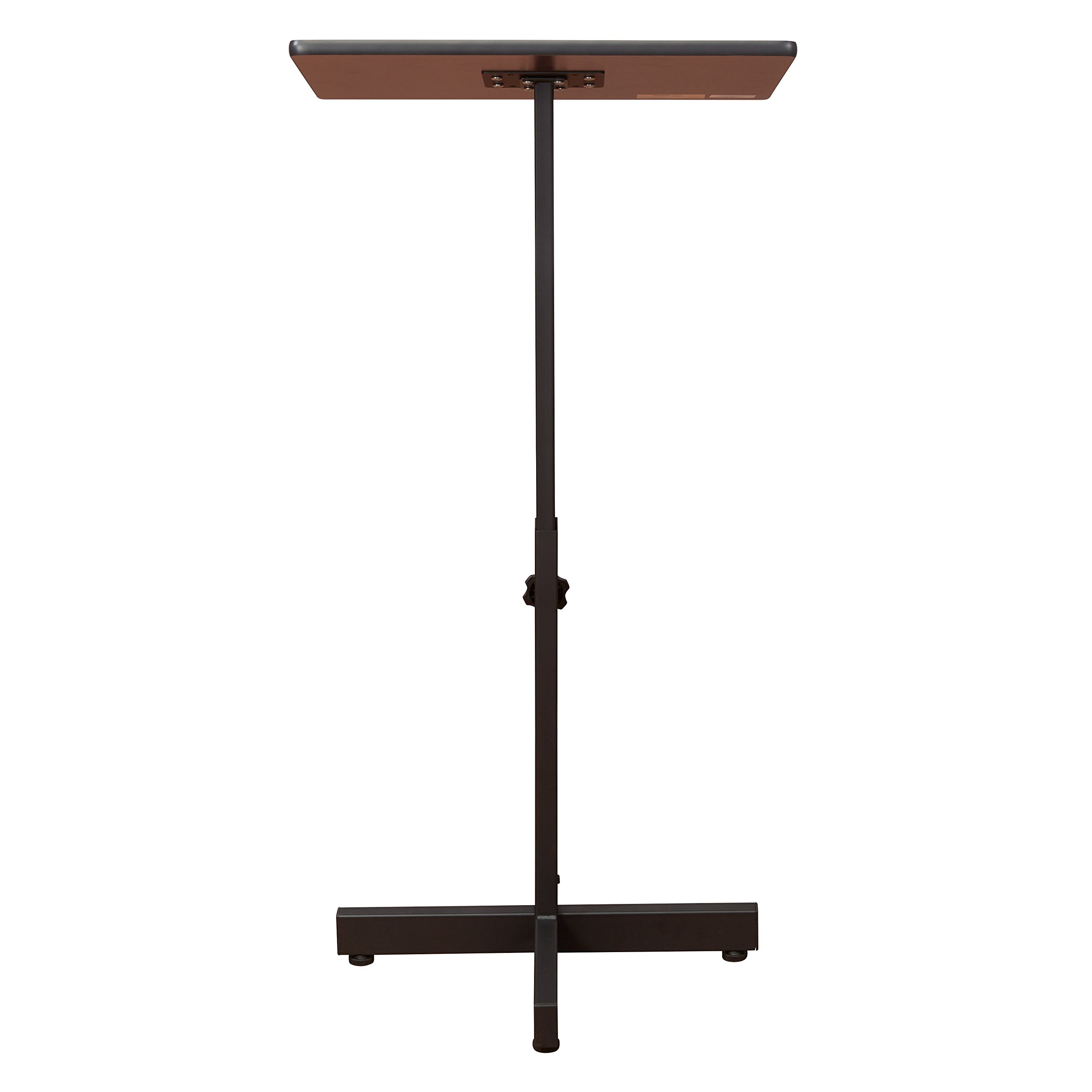 Portable Presentation Lectern with Sound System - Oklahoma Cherry Wood Podium for Public Speaking, Church Sermons & School Events - Perfect for Conferences, Weddings & Classrooms