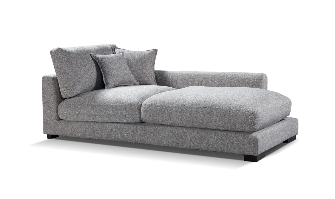 Benjamin 2-Piece Fabric Sectional Sofa Set - Modern L-Shaped Couch for Living Room, Family Room & Apartment | Comfortable Upholstered Sectional with Soft Cushions