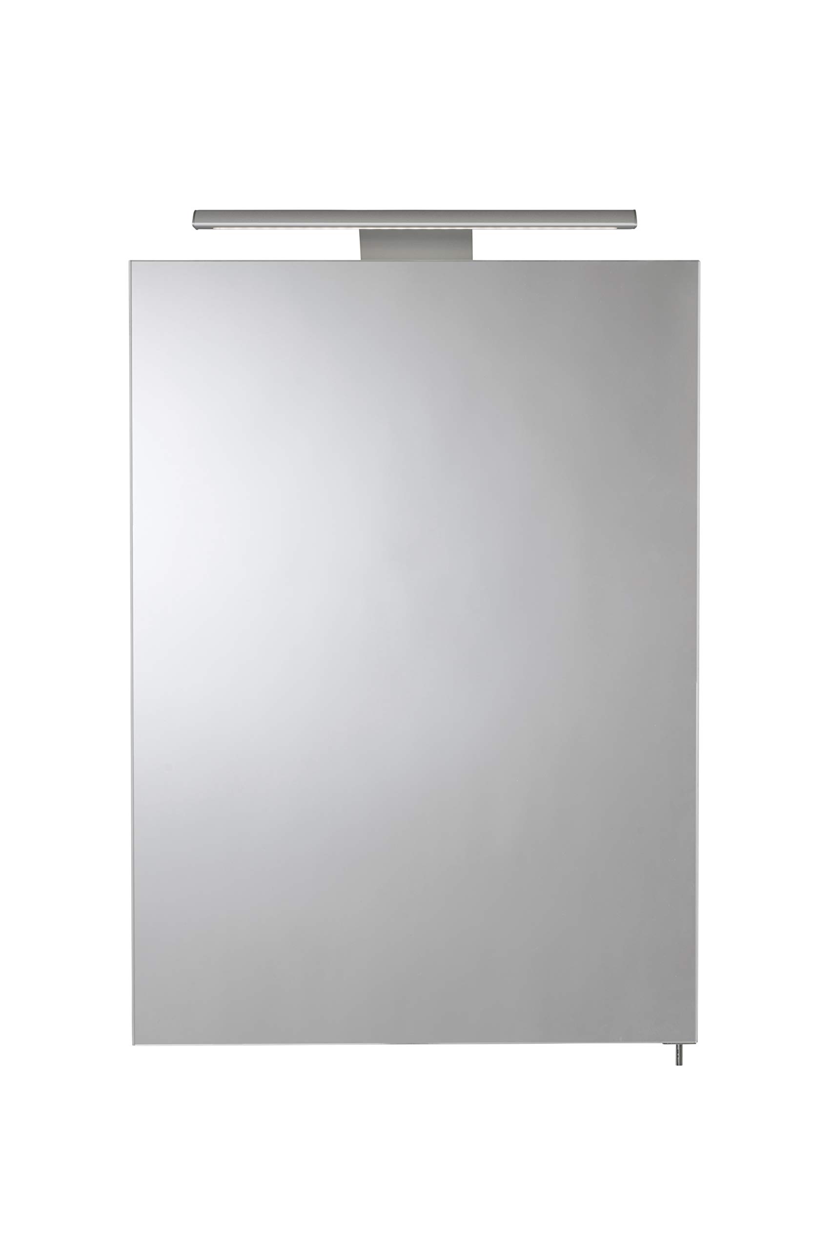 Croydex Madison Single Door Illuminated Bathroom Cabinet with LED Lighting Bar - Hang N Lock Fitting System for Easy Installation | Perfect for Modern Bathrooms, Vanities & Home Decor