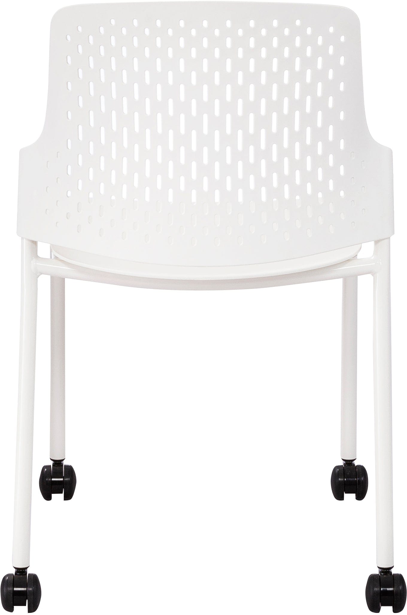Safco Next™ Stack Chair with Casters - Set of 4 (4314) | Ergonomic Office Chairs for Conference Rooms, Classrooms & Home Offices | Durable & Space-Saving Stackable Design