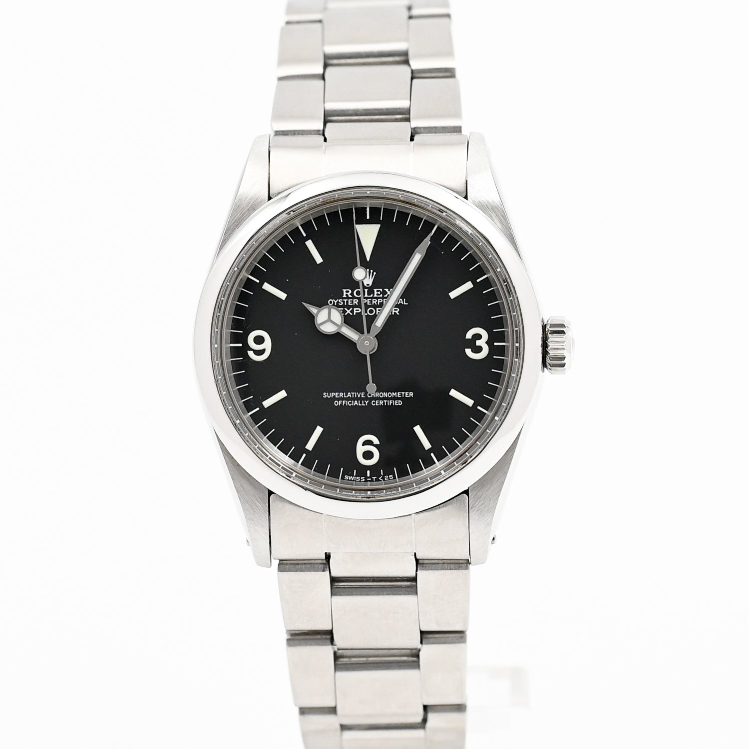 Vintage Rolex Explorer 36mm Stainless Steel Watch 1972 - Classic Men's Luxury Timepiece for Outdoor Adventures & Business Occasions