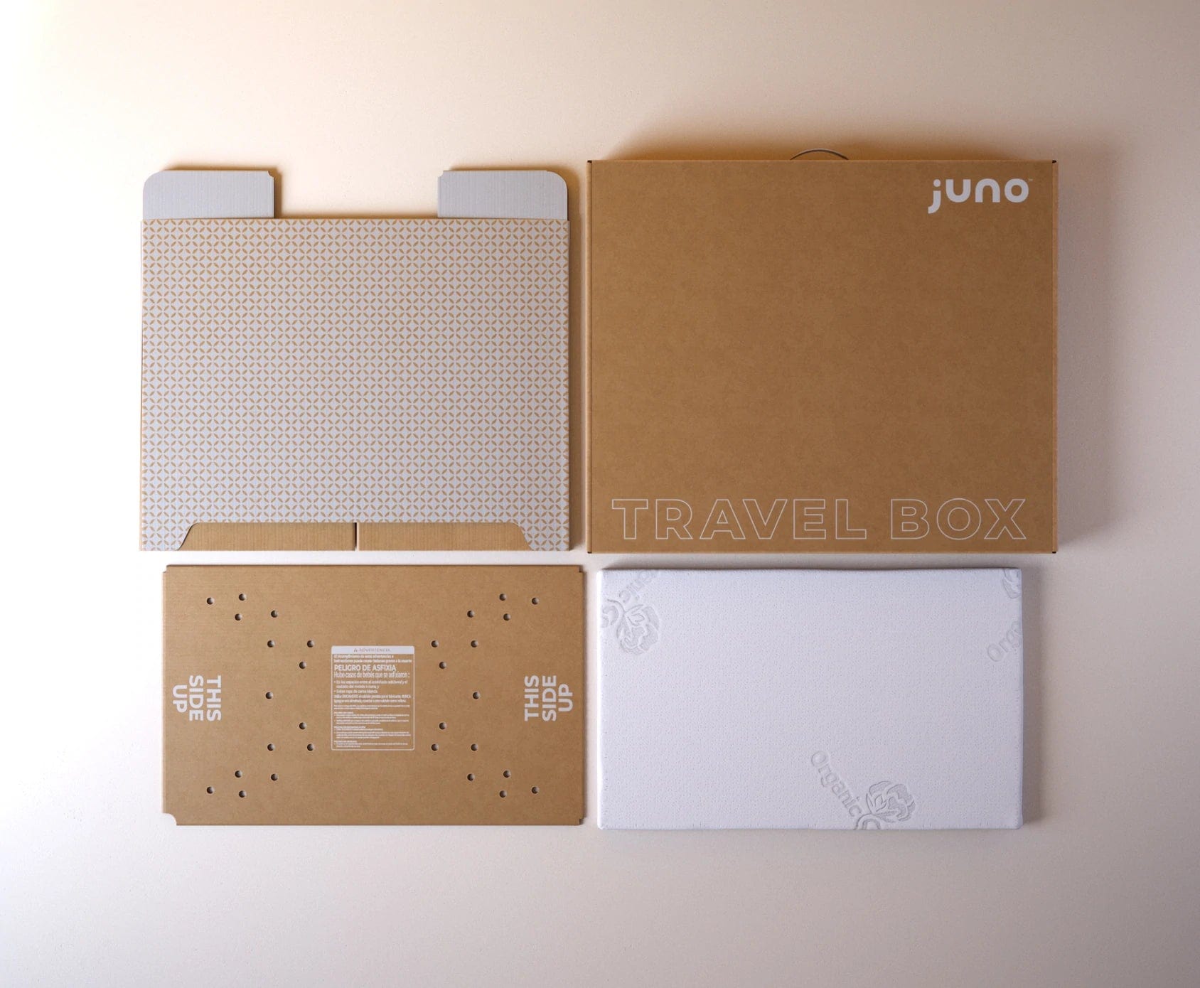 Juno Baby Bassinet with Travel Box - Portable & Lightweight Crib for Newborns & Infants - Perfect for Home, Nursery, Travel & On-The-Go Use