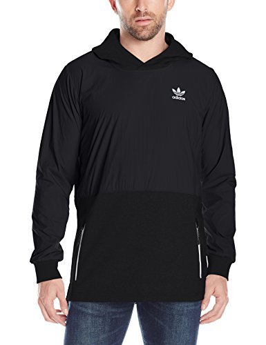 adidas Originals Men's Sport Luxe Mix Hoodie - Lightweight Fleece Pullover with Kangaroo Pocket | Gym, Running & Casual Wear