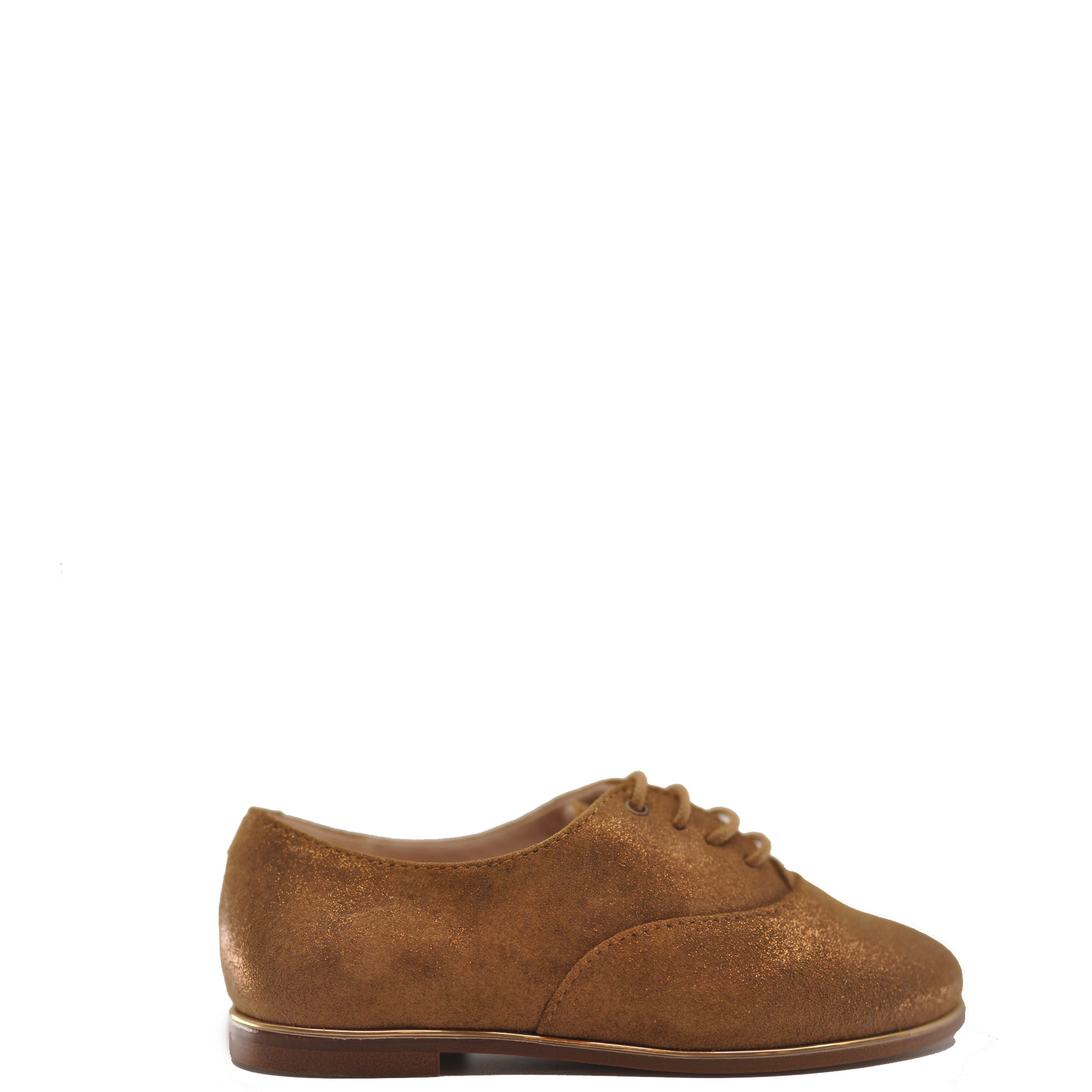 Beberlis Bronze Shimmer Leather Derby Shoes for Men - Stylish Formal & Casual Dress Shoes for Office, Wedding & Business Events