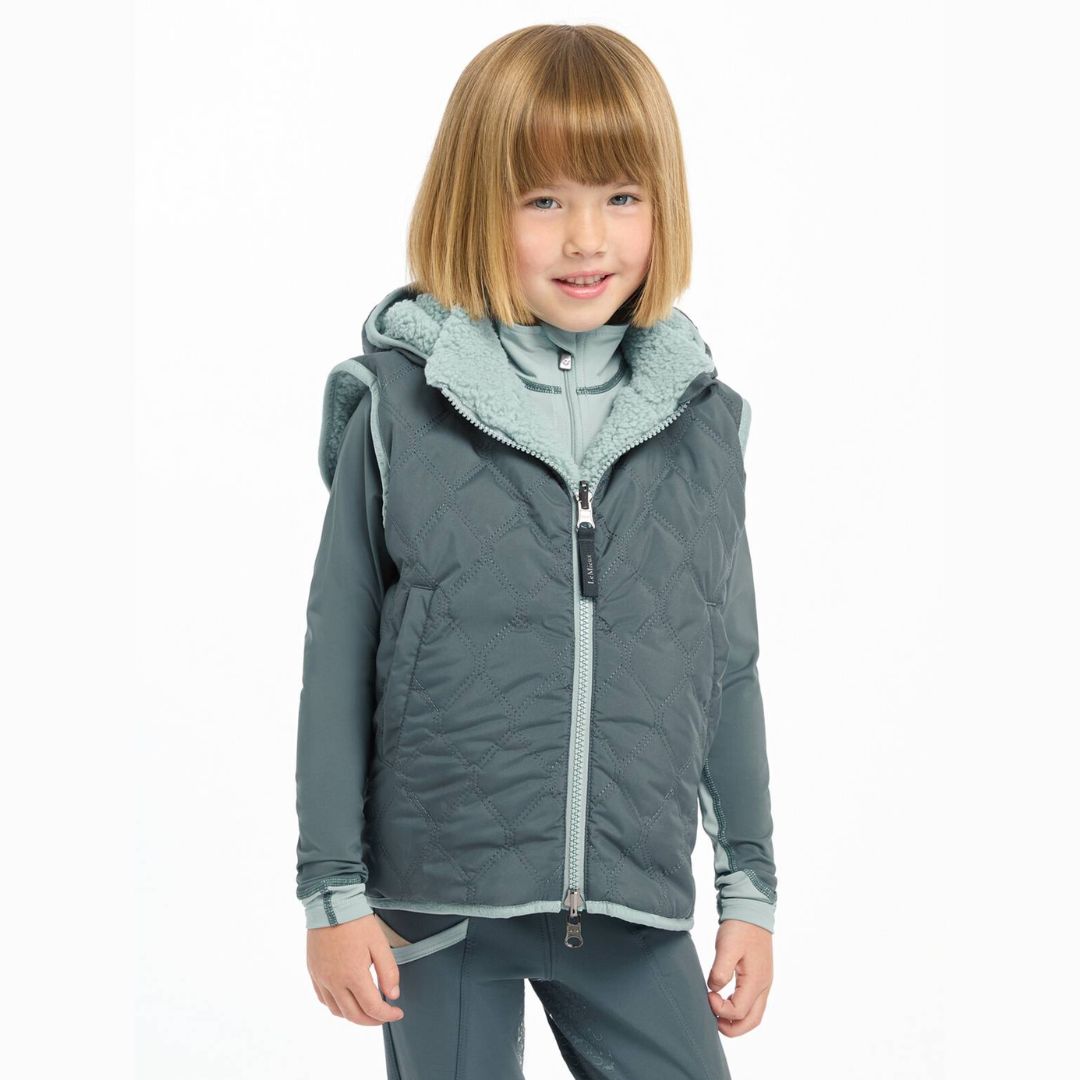 LeMieux Mini Elsie Reversible Horse Riding Vest - Lightweight Equestrian Show Jacket for Women - Perfect for Dressage, Show Jumping & Training