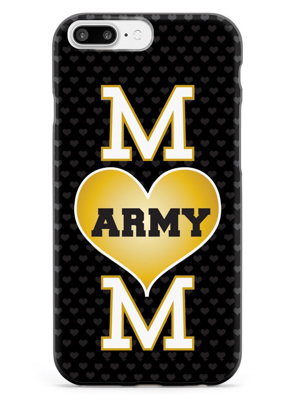 Inspired Cases for iPhone 8 Plus - 3D Textured Protective Phone Cover with Military Design | Shockproof & Scratch Resistant | Perfect for Army Moms & Active Lifestyles