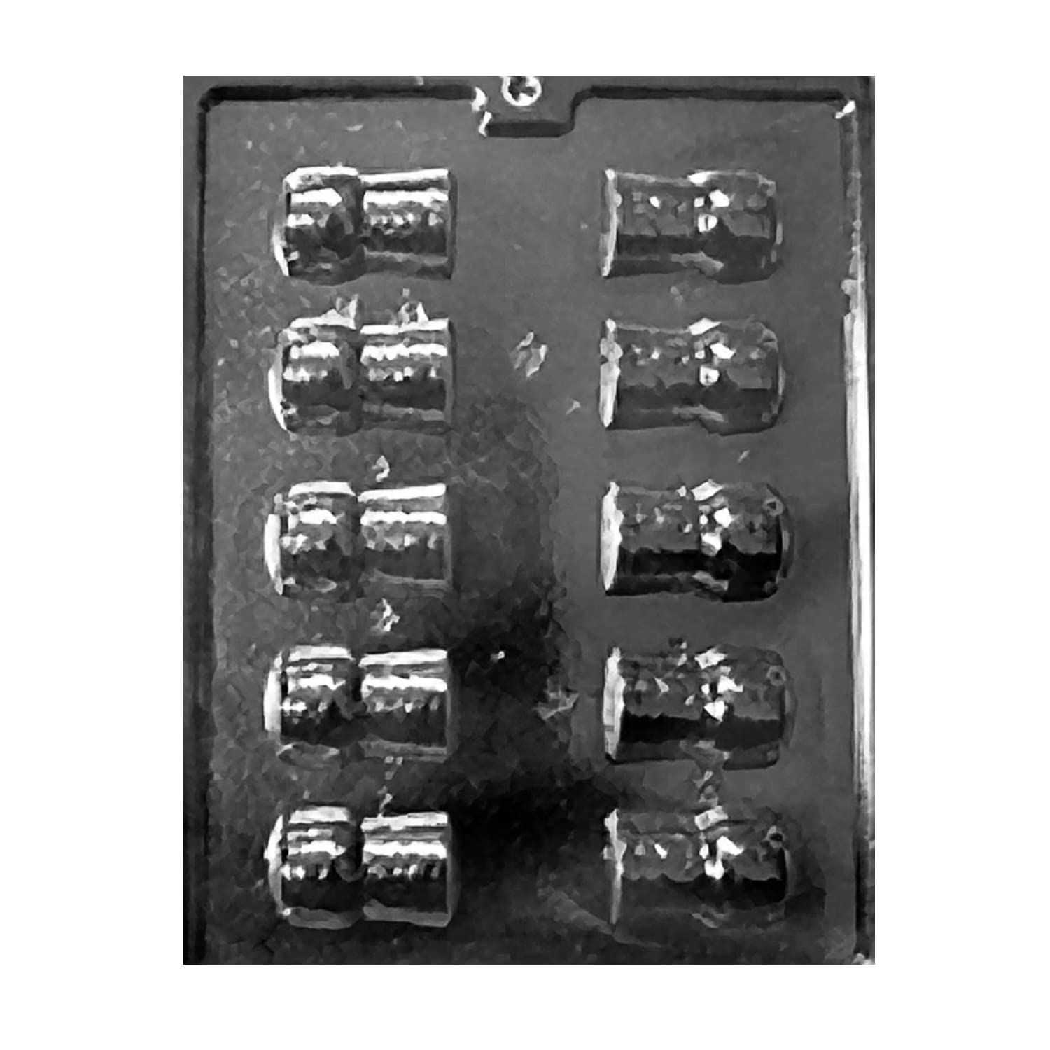 Candyland Crafts Cork Chocolate Candy Mold - Food Safe Plastic, Durable & Reusable for Chocolate, Soap & Plaster Molds | Perfect for DIY Candy Making, Homemade Soaps & Craft Projects - AO126