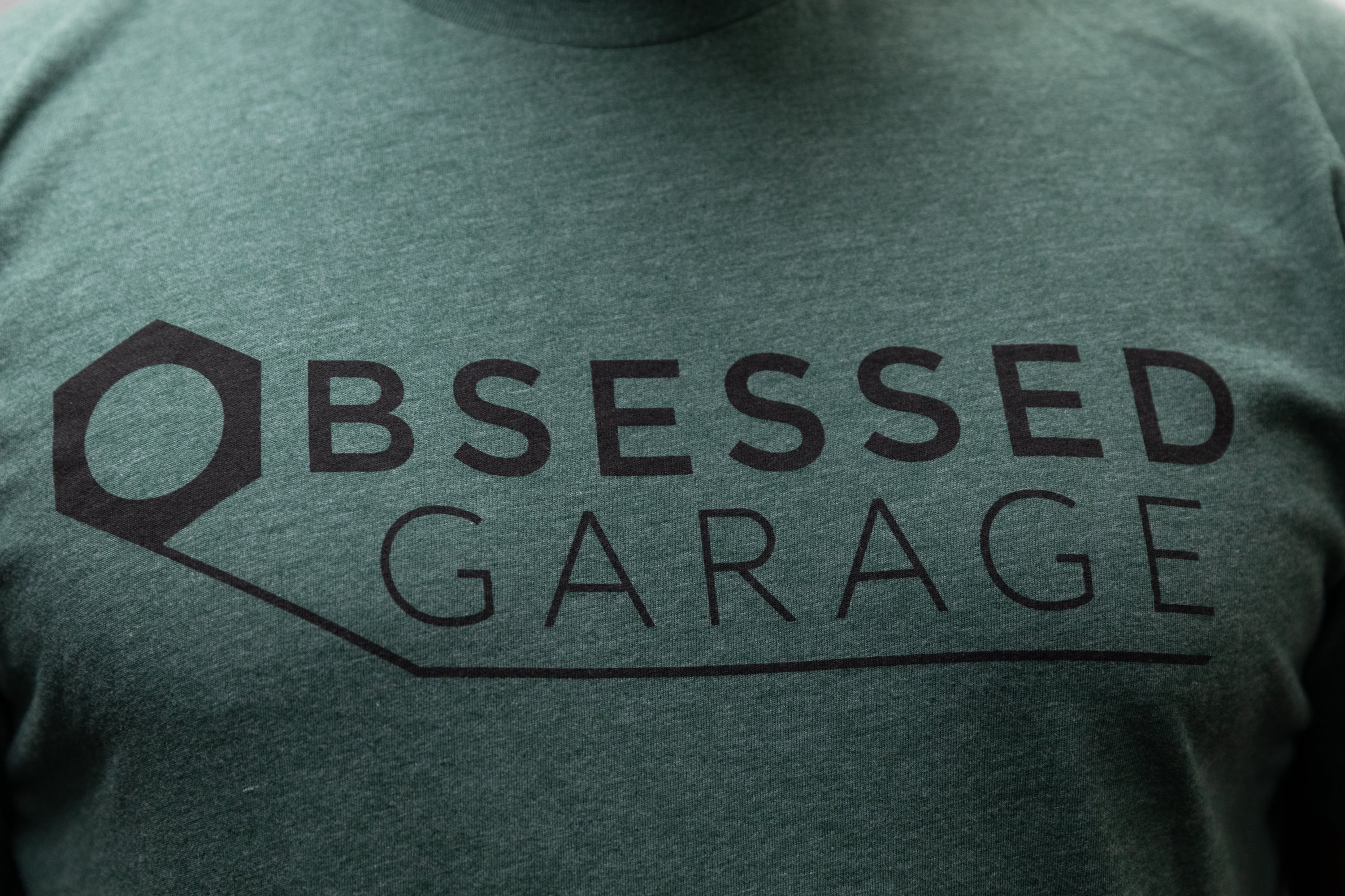 Obsessed Garage Logo T-Shirt - Premium Cotton Unisex Tee for Car Enthusiasts - Perfect for Car Shows, Meetups & Casual Wear