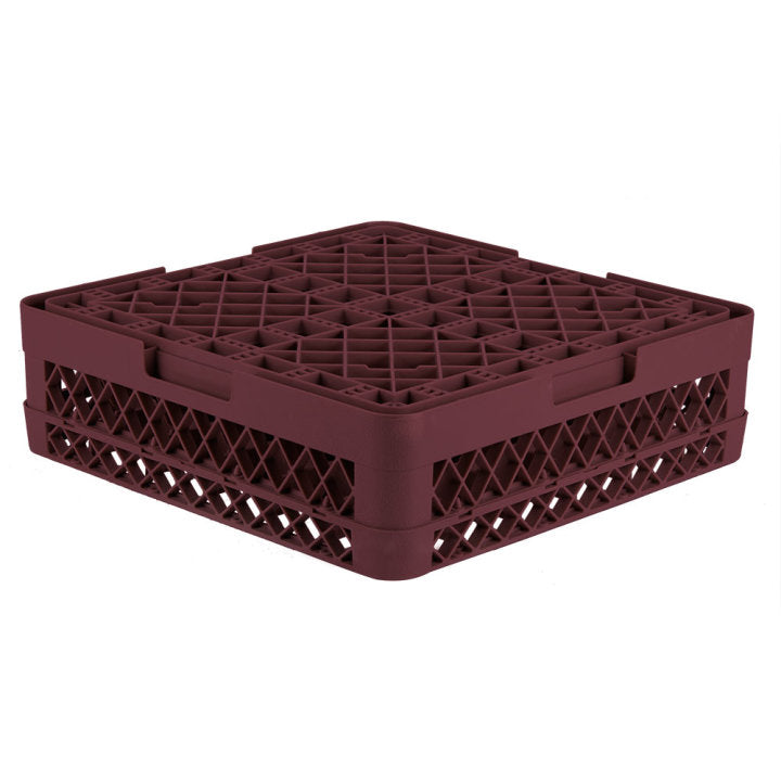 Vollrath 36 Compartment Commercial Glass Rack - Burgundy Red for Bars, Restaurants & Catering Services | Durable Storage for Wine & Beverage Glasses
