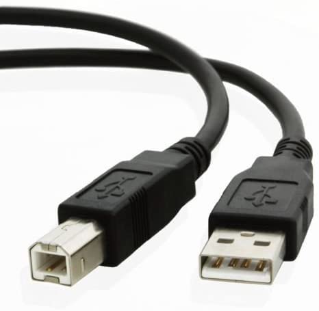 High-Speed USB 2.0 Printer Cable for HP Envy 4500/5530/4501/4502 e-All-in-One Printers - Fast Data Transfer & Reliable Connection for Home & Office Printing