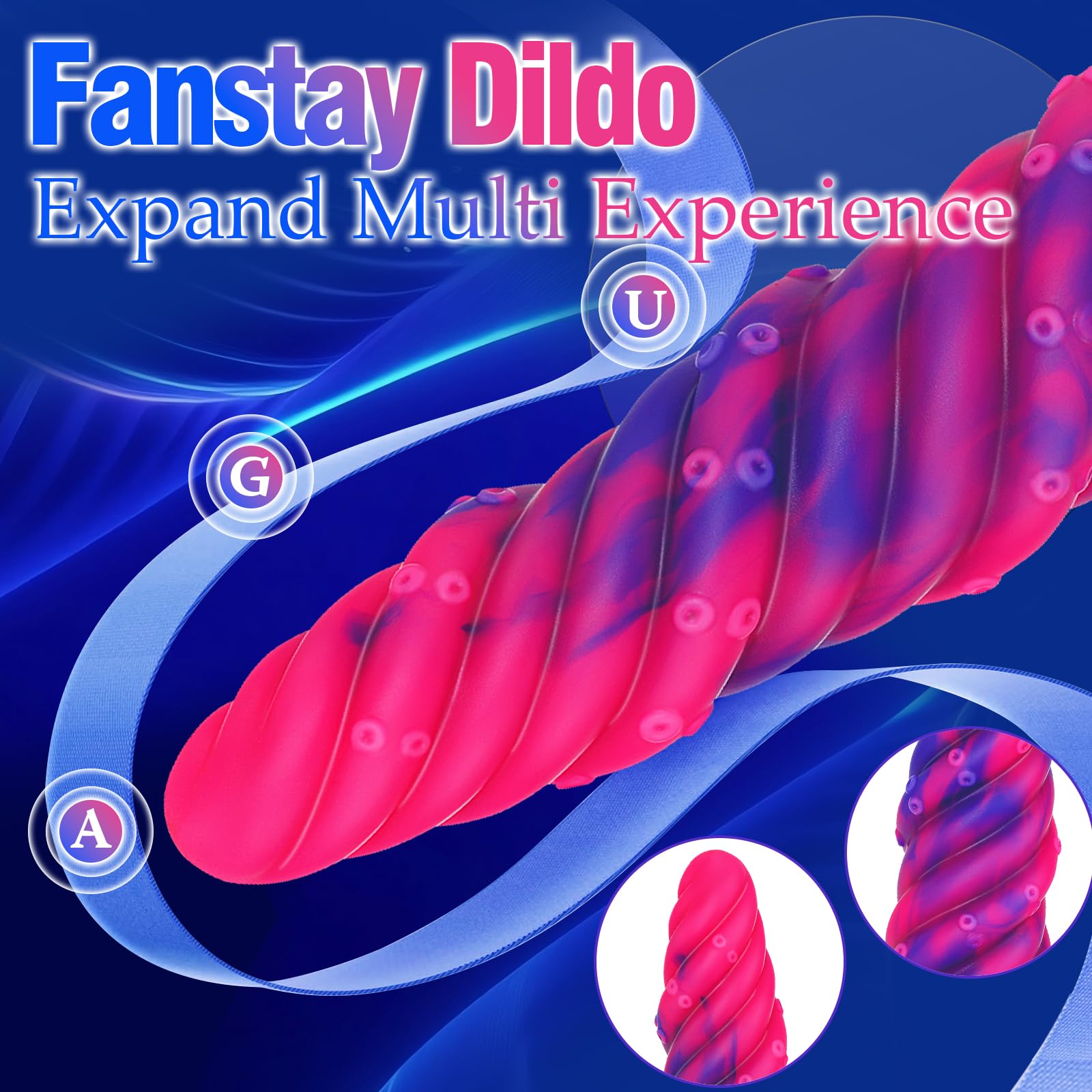 Monster Tentacle Dildo - 10.23 Inch Realistic Silicone Adult Sex Toy for Women & Couples with Powerful Suction Cup - Fantasy Anal & Prostate Massager for BDSM, Role Play & Solo Pleasure