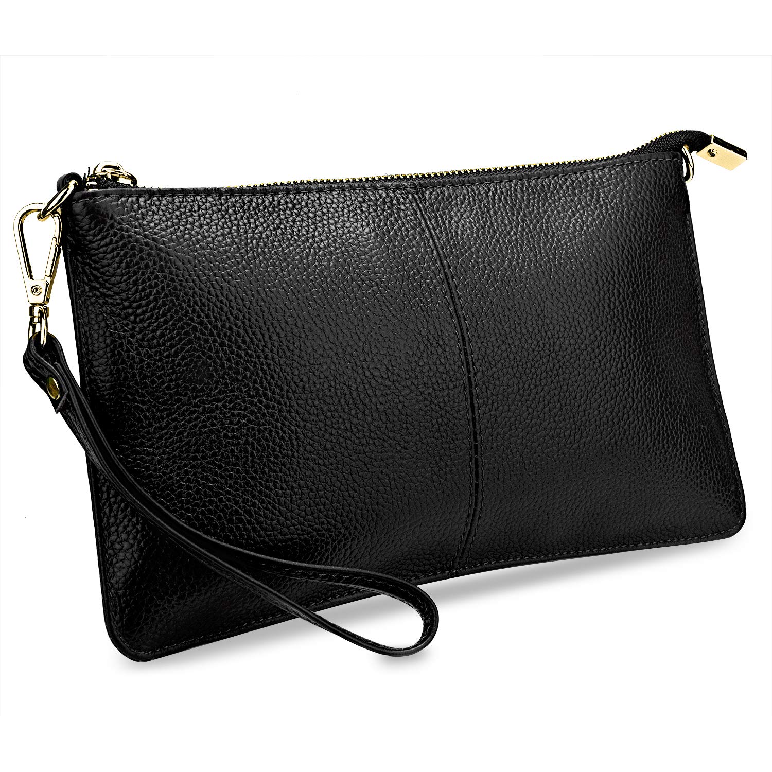 YALUXE Genuine Leather Crossbody Bag for Women - Phone Wallet Clutch for Daily Use