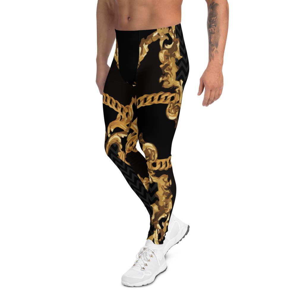 **Men's Workout Leggings - Gym, Yoga, Running & Fitness Pants for Athletic Performance - Breathable & Comfortable White Sports Tights for Training, Jogging & Active Lifestyle**