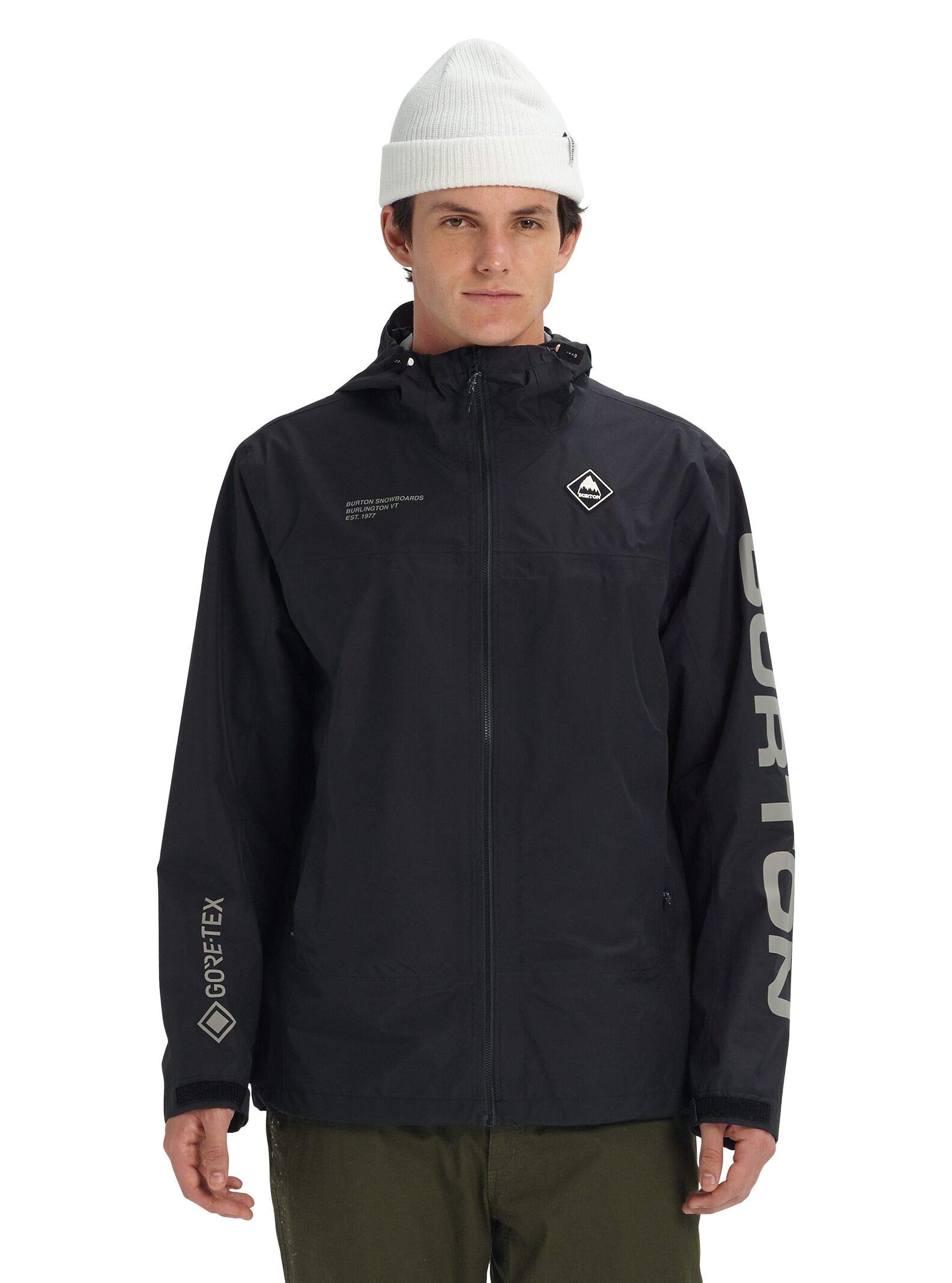 Burton Men's Gore-Tex Packrte Slim Waterproof Jacket - Lightweight Winter Coat for Skiing, Snowboarding & Outdoor Adventures