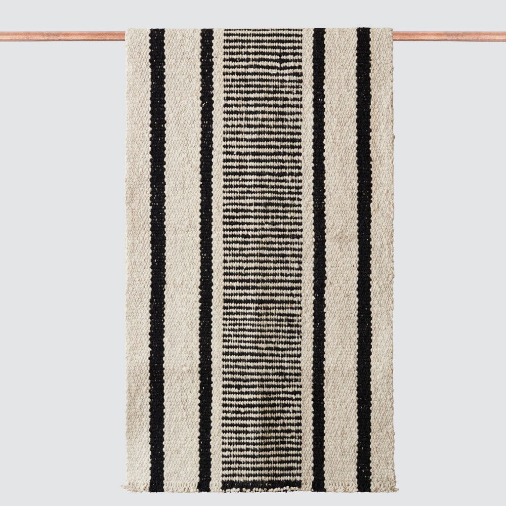 Handwoven Mendoza Runner Rug - Traditional Boho Chic Home Decor for Hallway, Bedroom & Dining Room