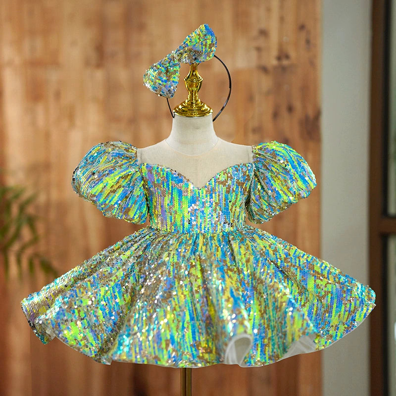 Adorable Baby Girl Pageant Dress for Toddlers - Elegant Princess Birthday Party Gown | Perfect for Pageants, Birthday Celebrations & Special Occasions