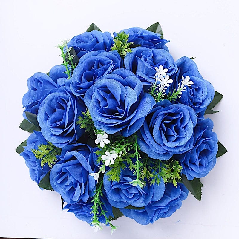 2 Bouquets of 10 Silk Roses Artificial Flower Balls - Elegant Home Decor for Weddings, Parties & Centerpieces