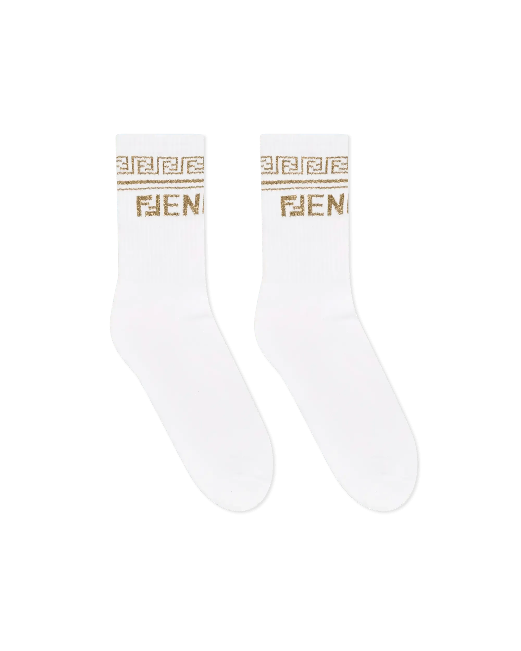 Fendi x Versace Luxury Calf-Length Socks for Women & Men - Fashion Designer Socks for Casual Wear, Parties & Gift Giving
