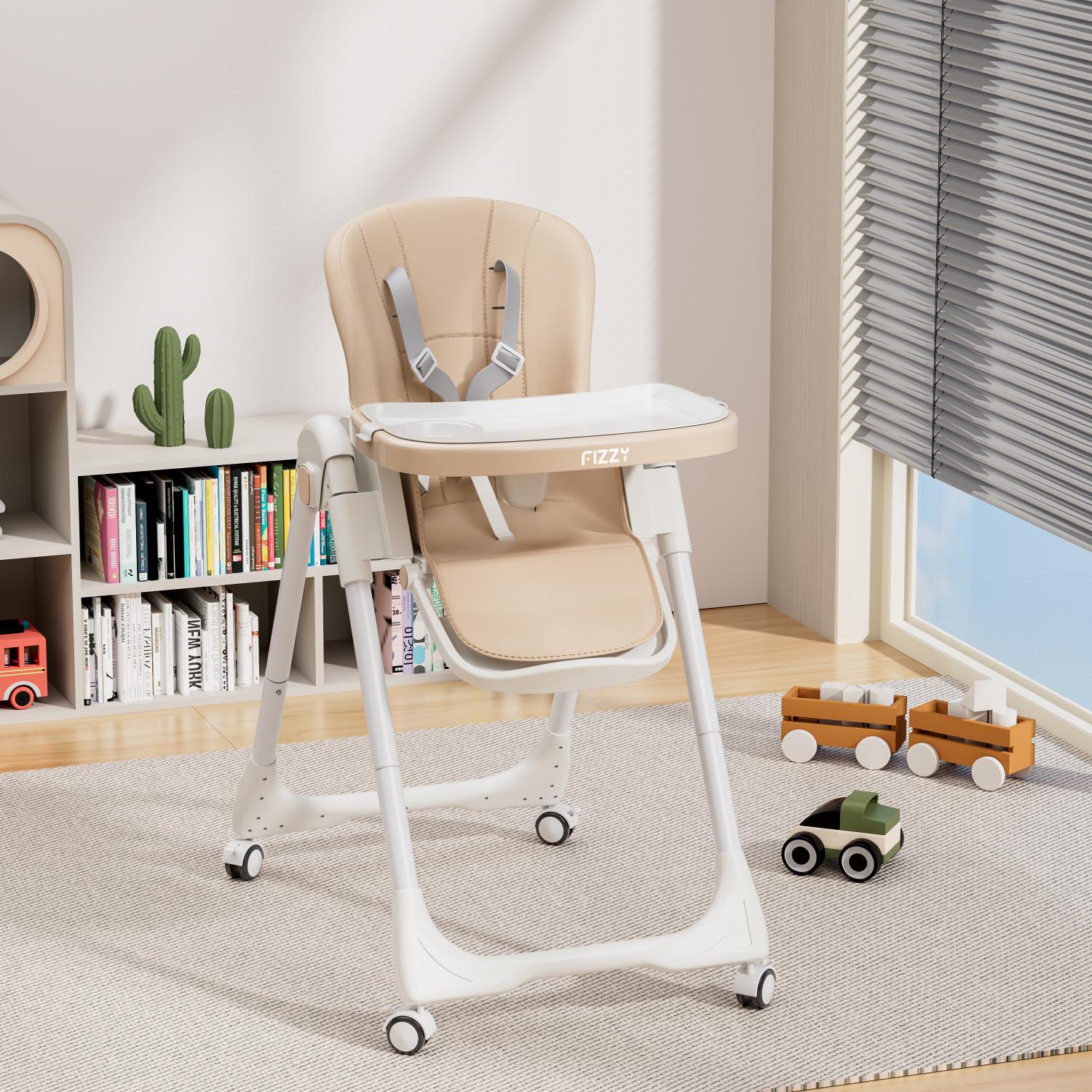 Foldable High Chair for Babies & Toddlers - Portable Lightweight Folding Chair for Travel, Dining & Outdoor Use - Compact Baby Feeding Seat for Home, Restaurant & Picnic